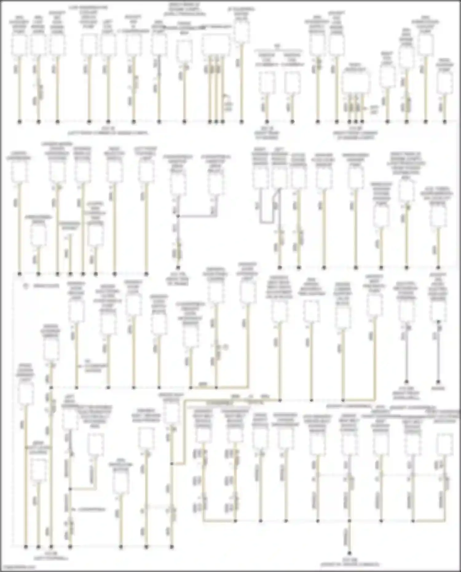 Wiring diagram left front footwell light for BMW 4 series F32/F33 facelift (2017-2020) (2 of 3)