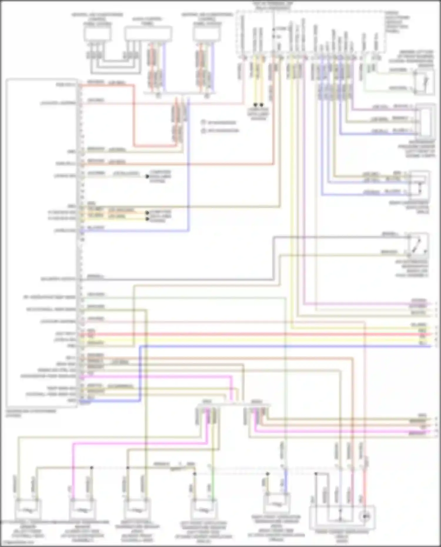 Wiring diagram mixing air ctrl sig for BMW 4 series F32/F33 facelift (2017-2020) (1 of 1)