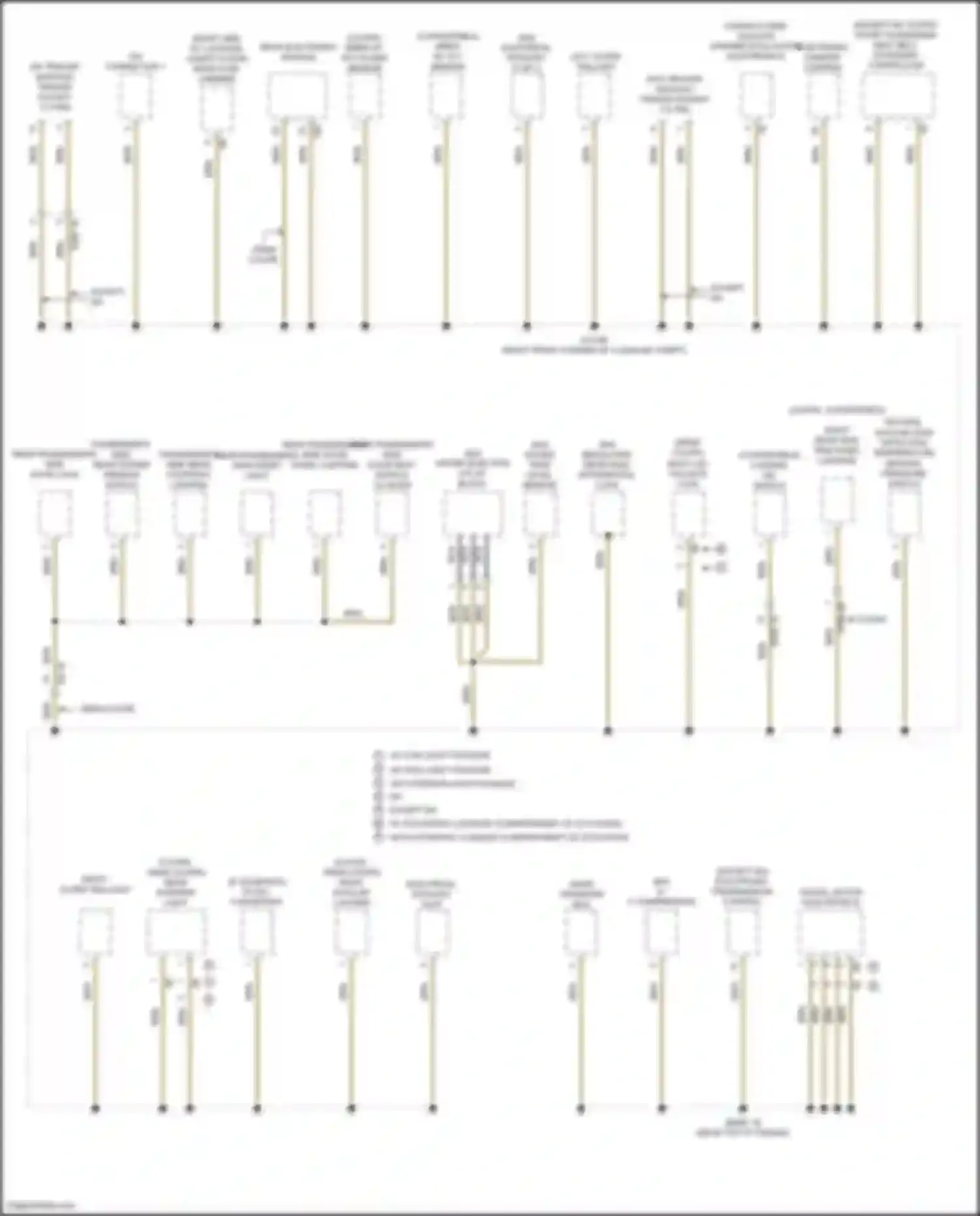 Wiring diagram rear fuse carrier for BMW 4 series F32/F33 facelift (2017-2020) (32 of 51)