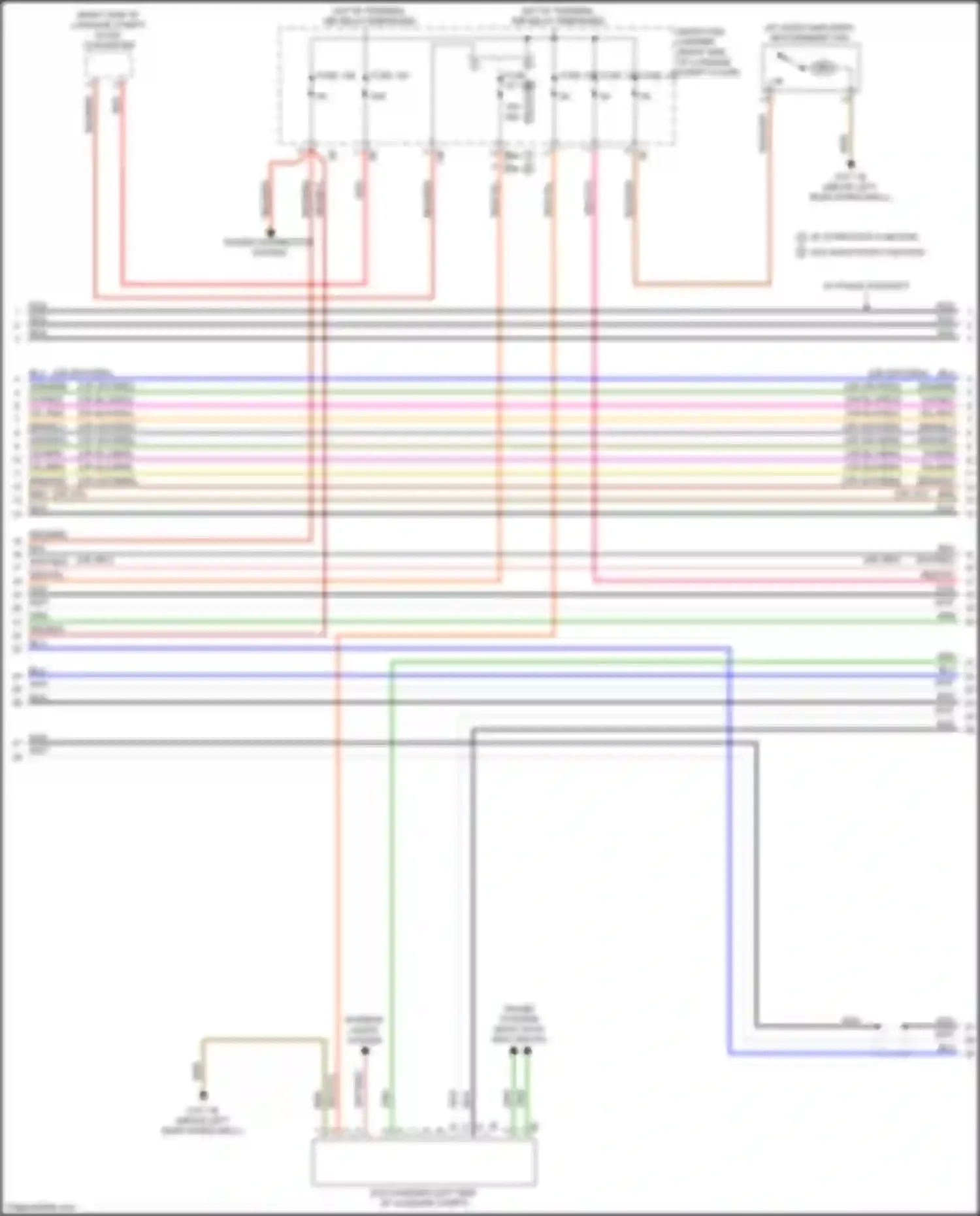 Wiring diagram red/brn for BMW 4 series F32/F33 facelift (2017-2020) (3 of 35)
