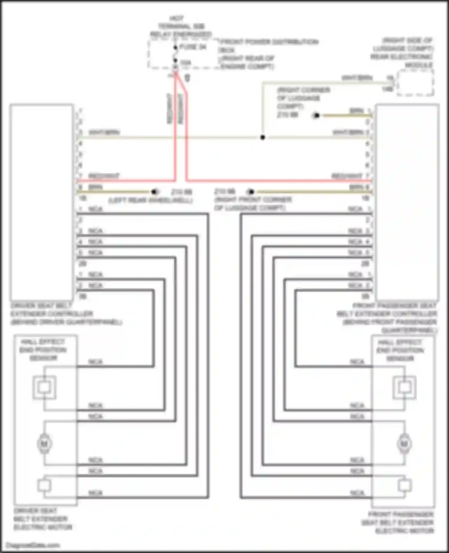 Wiring diagram wht/brn for BMW 4 series F32/F33 facelift (2017-2020) (66 of 68)