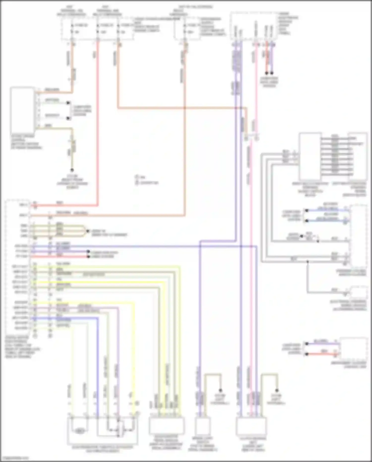 Wiring diagram wht/yel for BMW 4 series F32/F33 facelift (2017-2020) (21 of 29)
