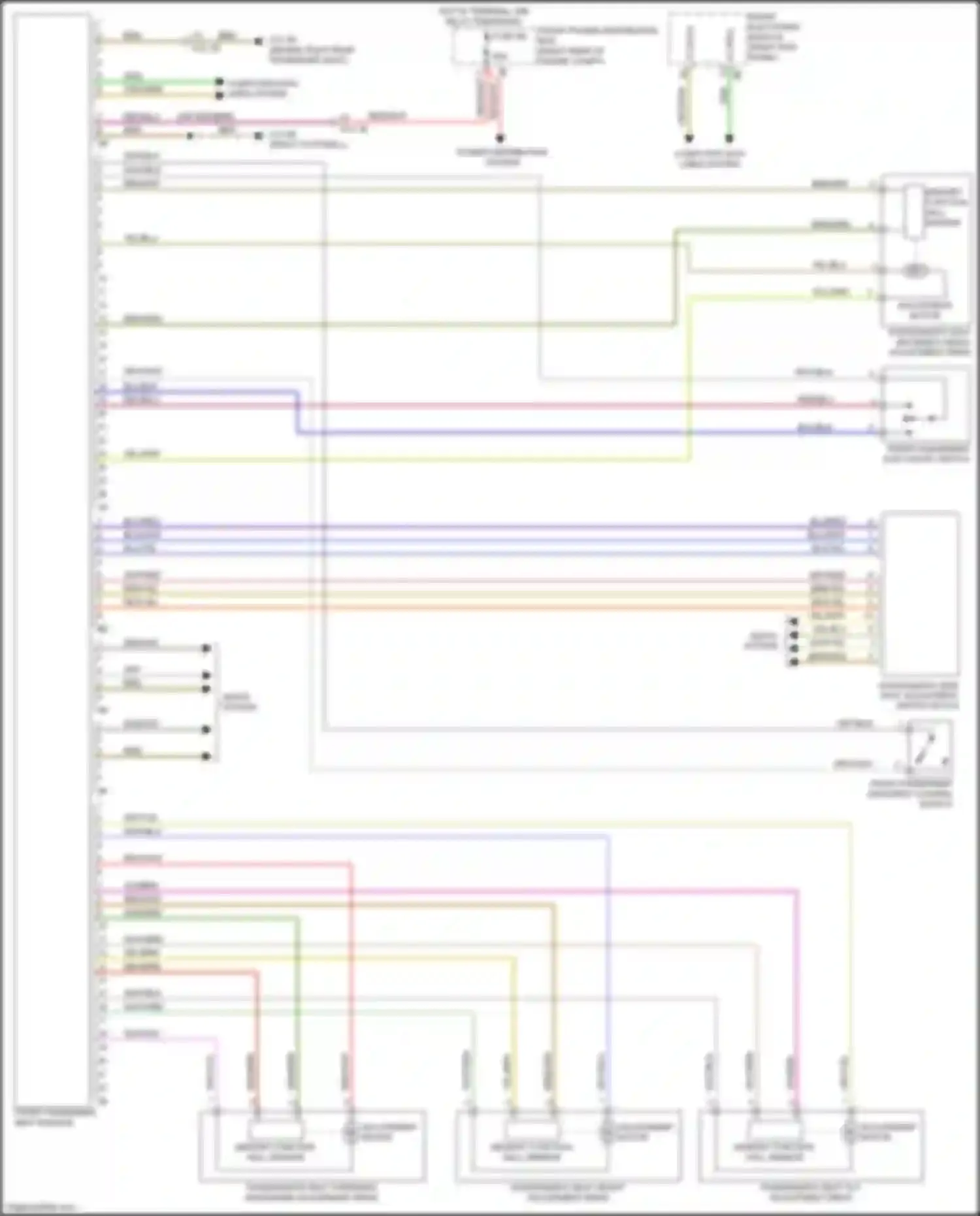Wiring diagram yel/wht for BMW 4 series F32/F33 facelift (2017-2020) (5 of 13)