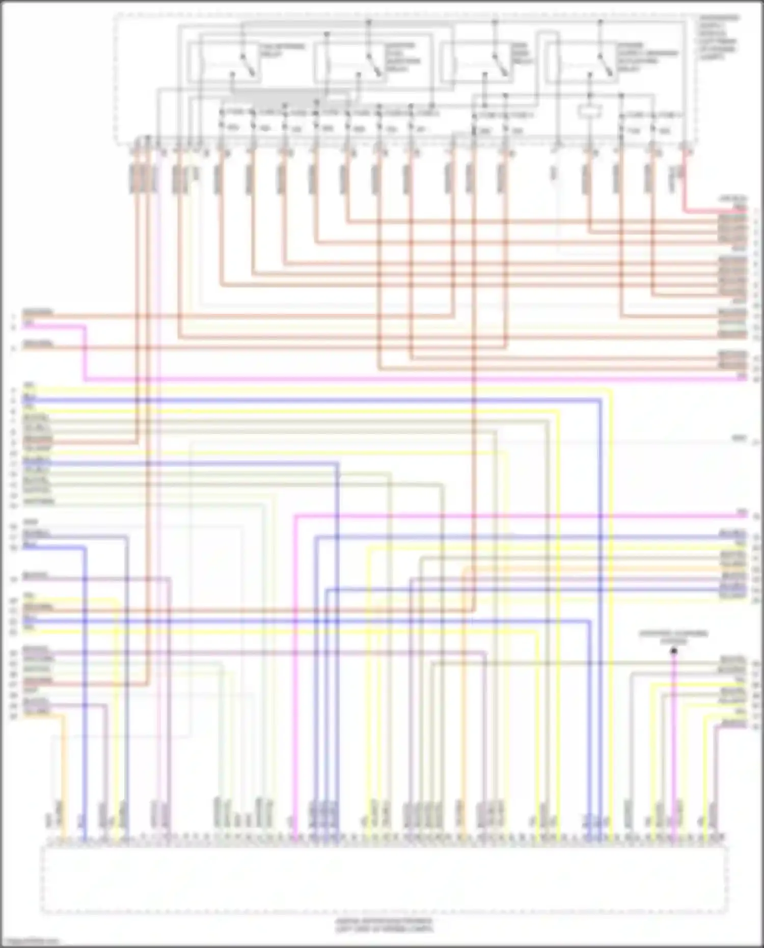4 series BMW G22/G23 (2020-2024): Wiring diagram engine performance 2.0l turbo (3 of 6)