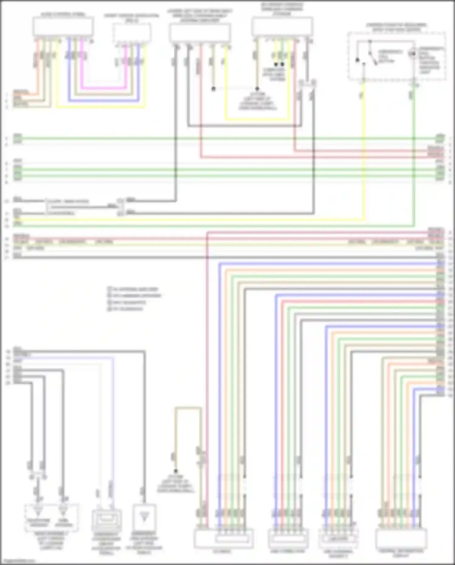 Wiring diagram blk/yel for BMW 4 series G22/G23 (2020-2024) (8 of 26)