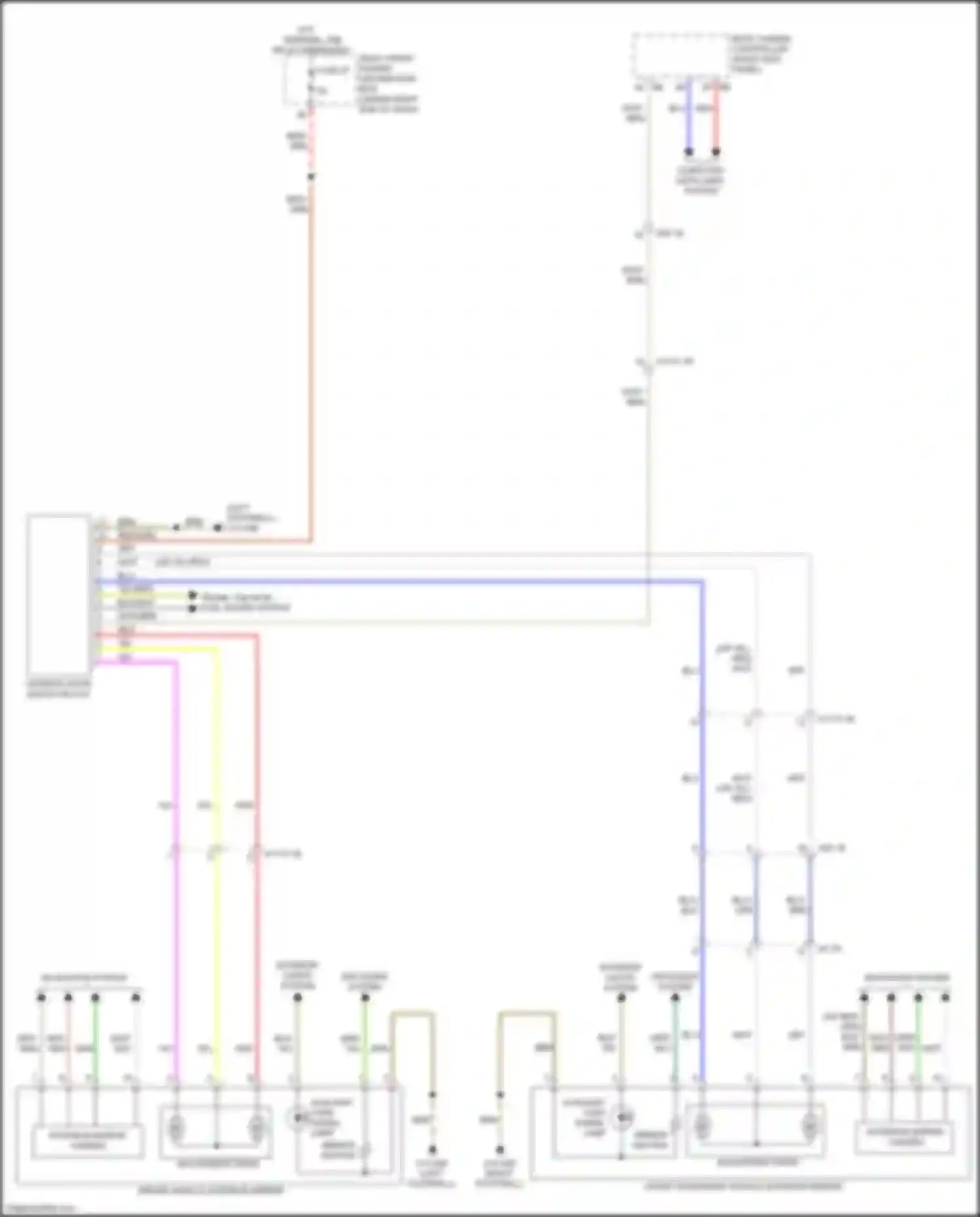 Wiring diagram body domain controller for BMW 4 series G22/G23 (2020-2024) (17 of 44)