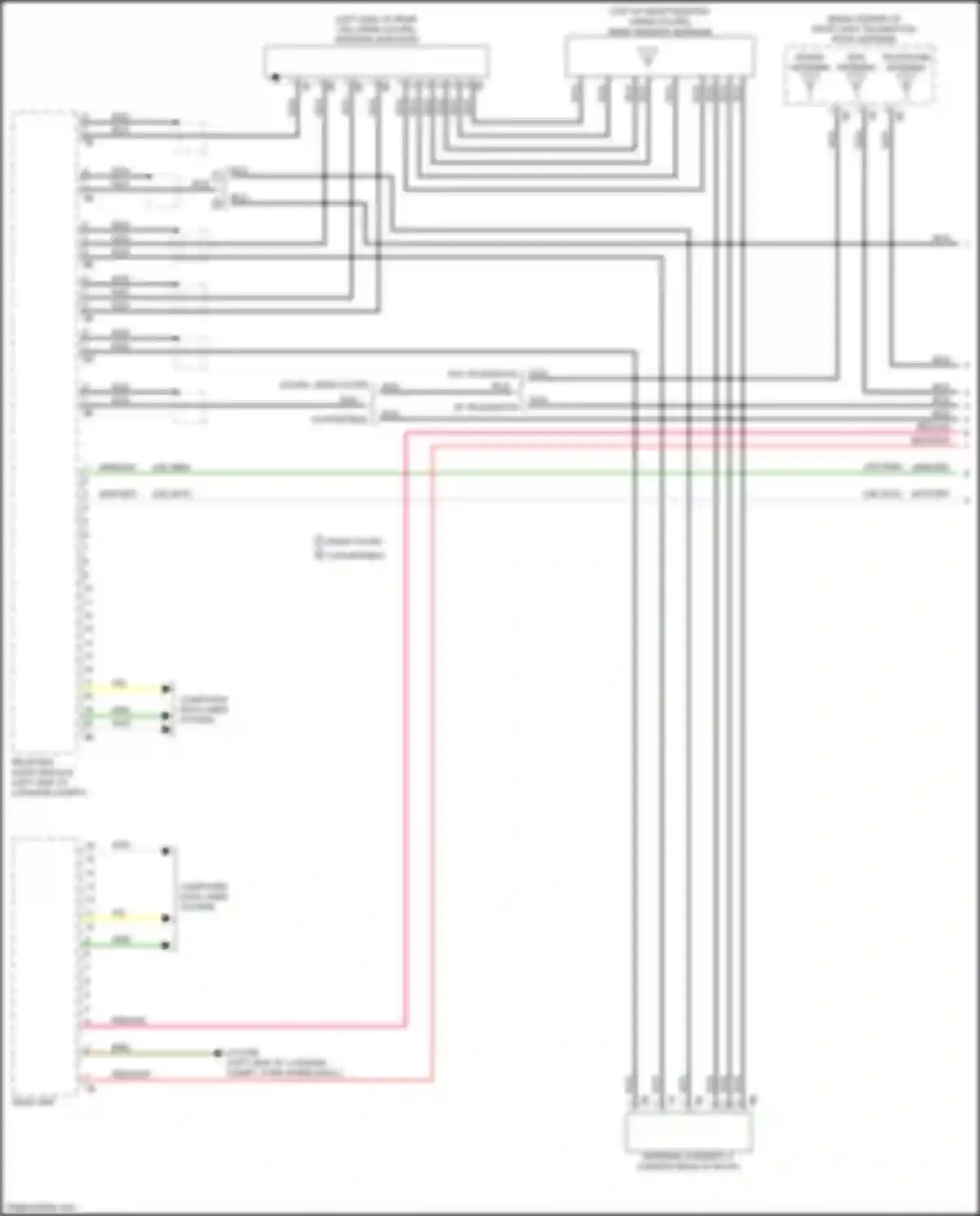 Wiring diagram computer data lines system for BMW 4 series G22/G23 (2020-2024) (4 of 96)