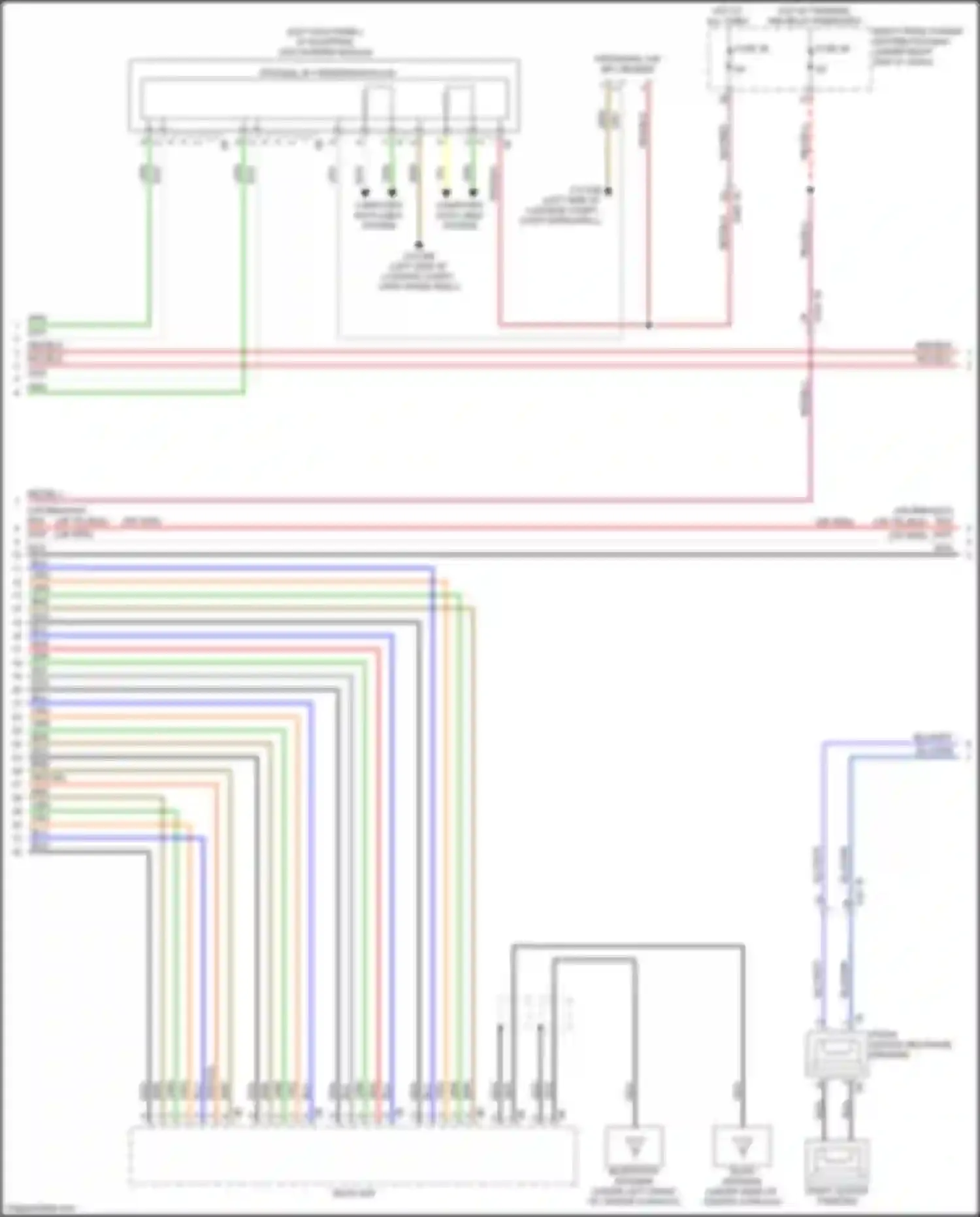 Wiring diagram computer data lines system for BMW 4 series G22/G23 (2020-2024) (5 of 96)