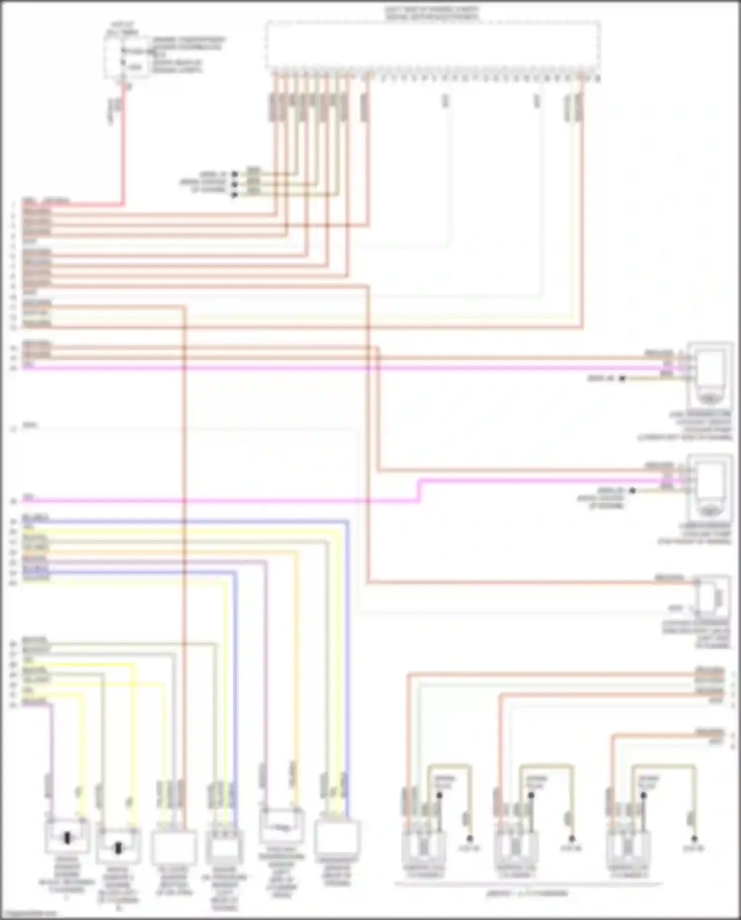 Wiring diagram coolant temperature sensor for BMW 4 series G22/G23 (2020-2024) (3 of 3)
