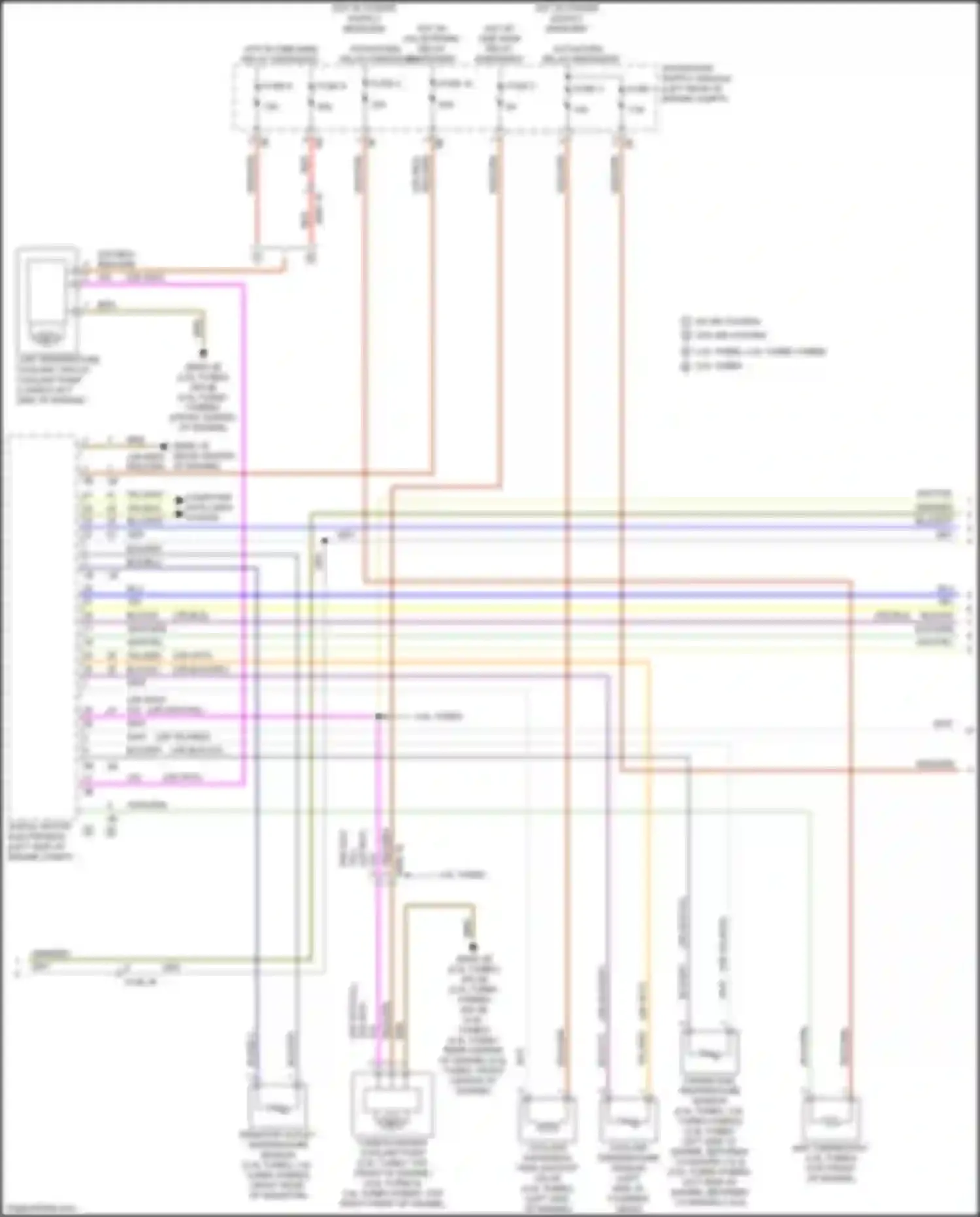 Wiring diagram crankcase temperature sensor for BMW 4 series G22/G23 (2020-2024) (1 of 3)