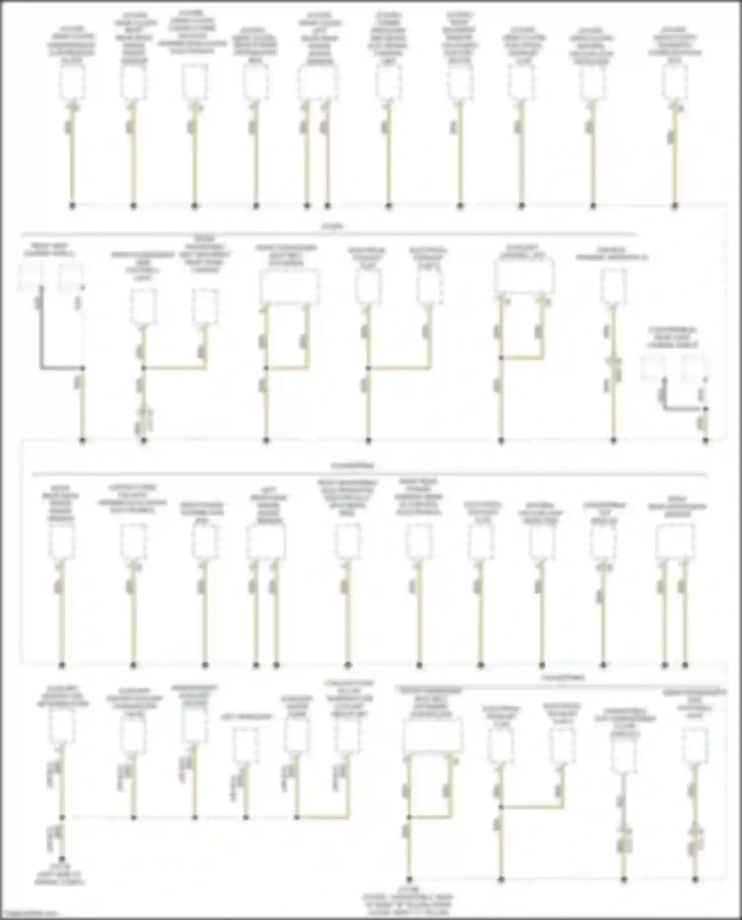Wiring diagram front passenger seat belt extender controller for BMW 4 series G22/G23 (2020-2024) (1 of 4)