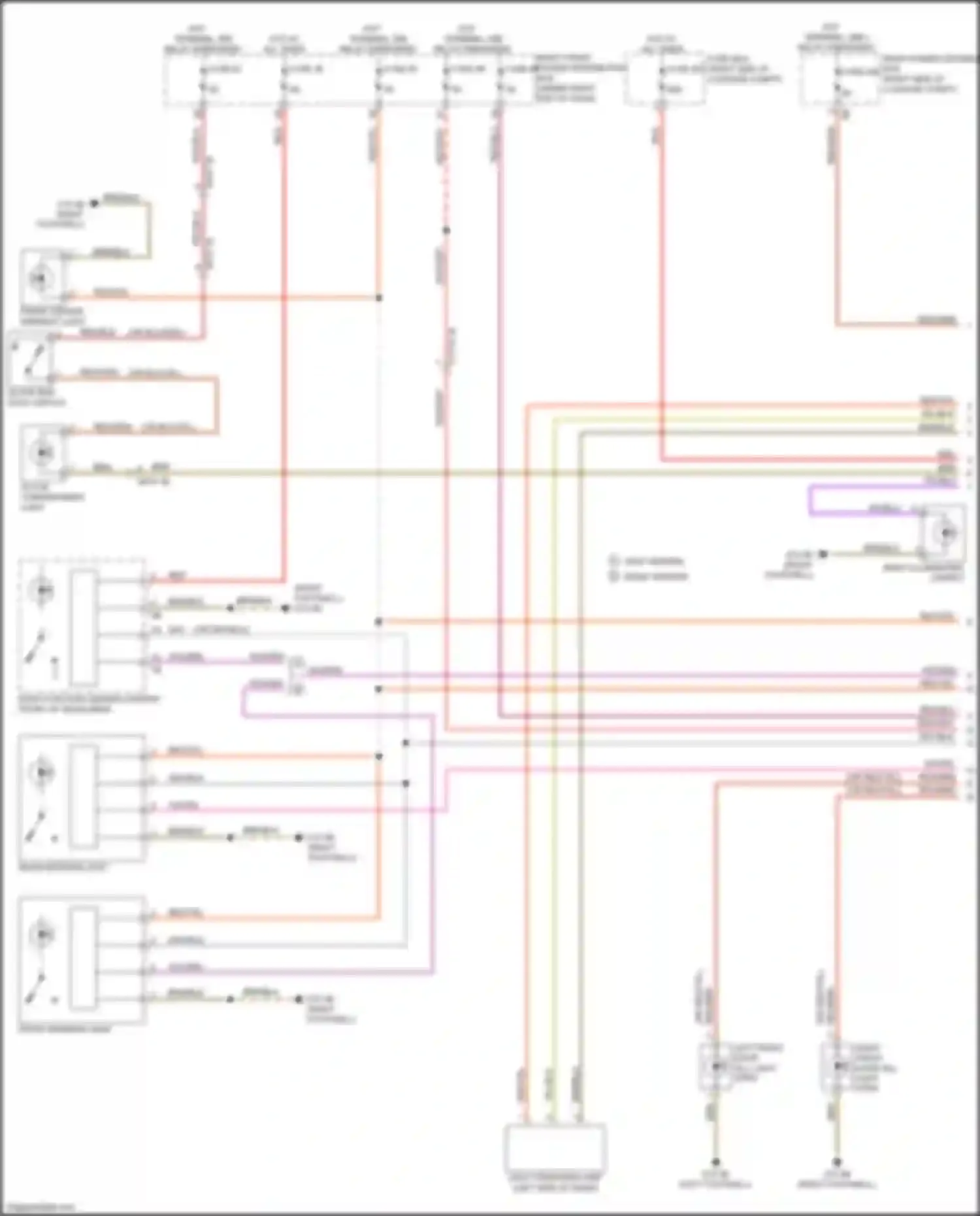 Wiring diagram fuse 68 for BMW 4 series G22/G23 (2020-2024) (1 of 4)