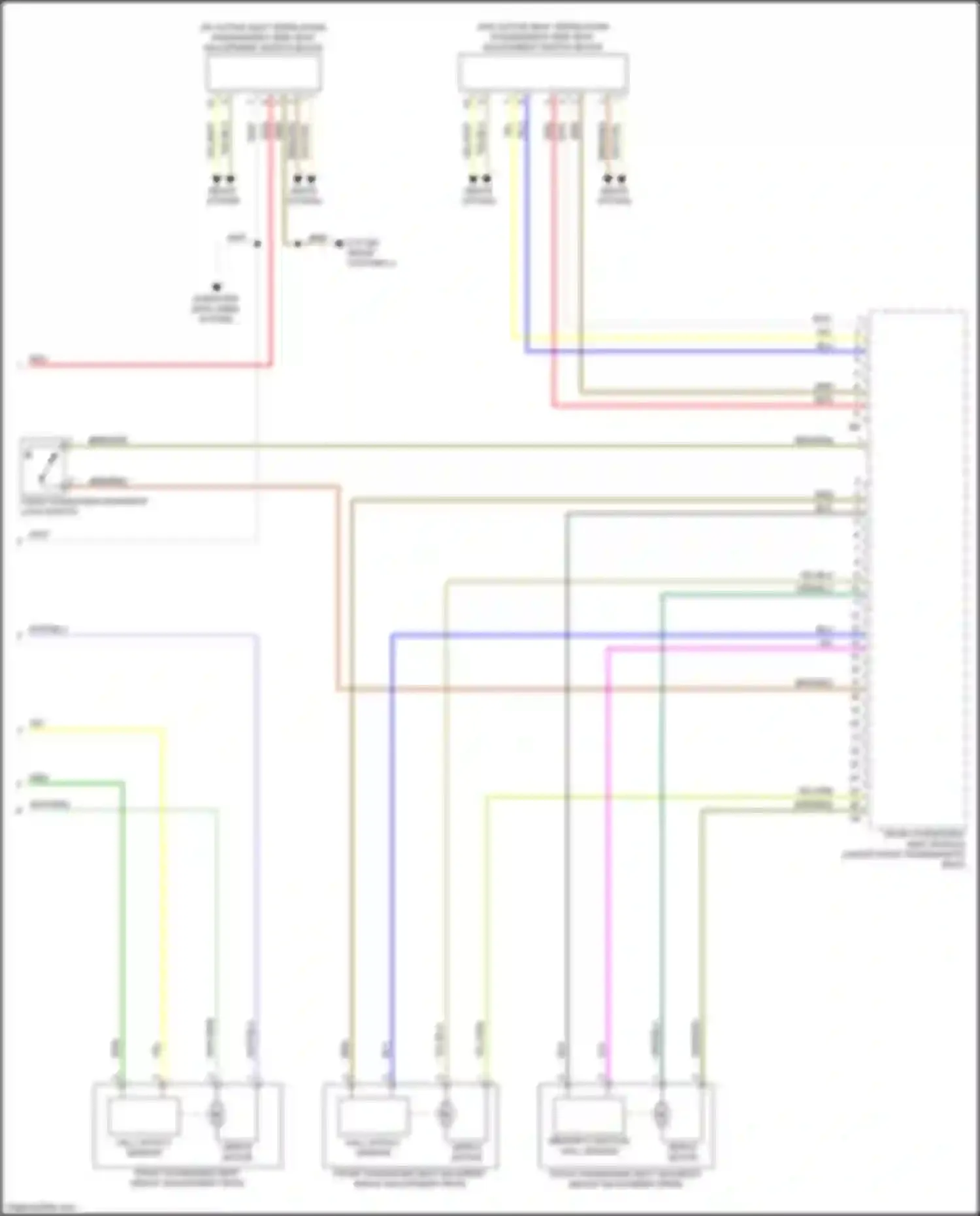 Wiring diagram hall effect sensor for BMW 4 series G22/G23 (2020-2024) (2 of 2)