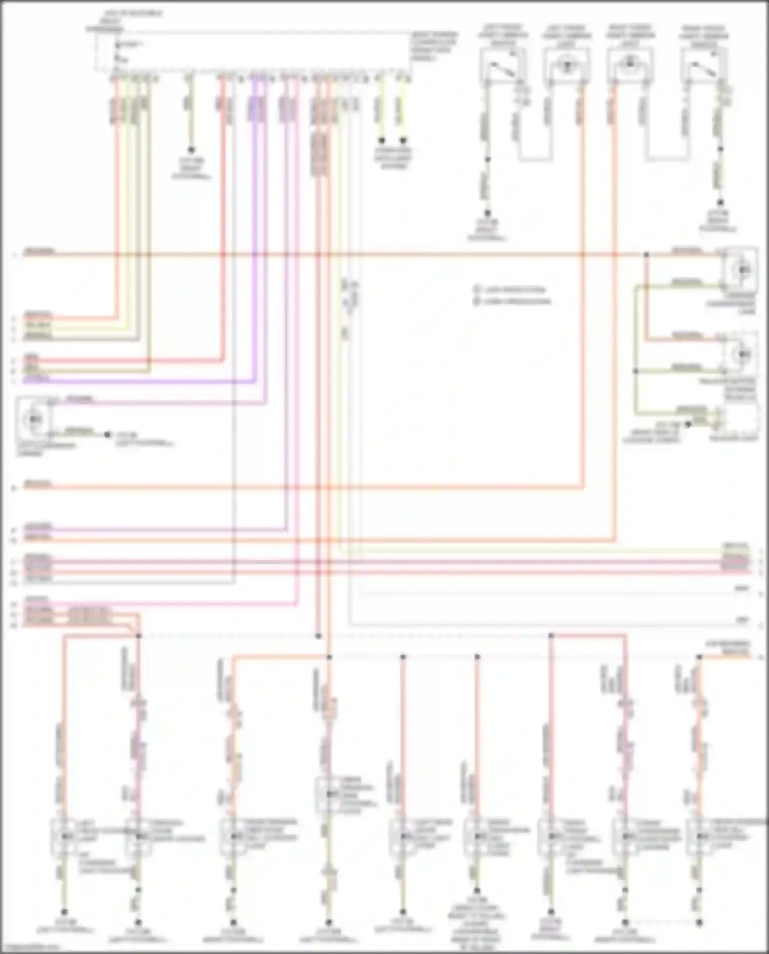 Wiring diagram hot w/ bi-stable relay energized for BMW 4 series G22/G23 (2020-2024) (2 of 17)