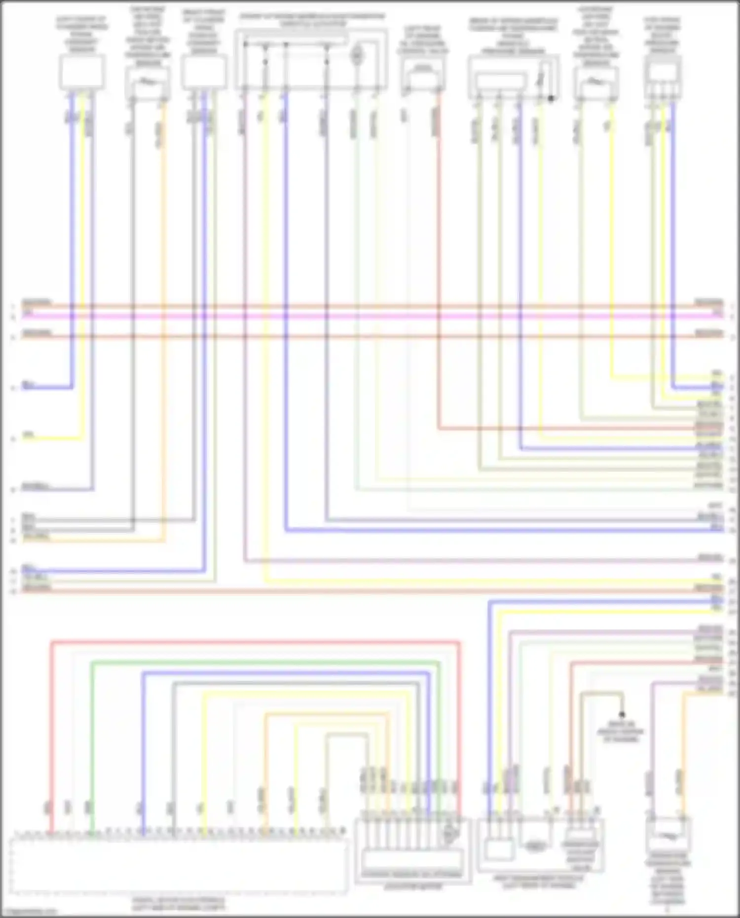 Wiring diagram intake air temperature sensor for BMW 4 series G22/G23 (2020-2024) (1 of 1)