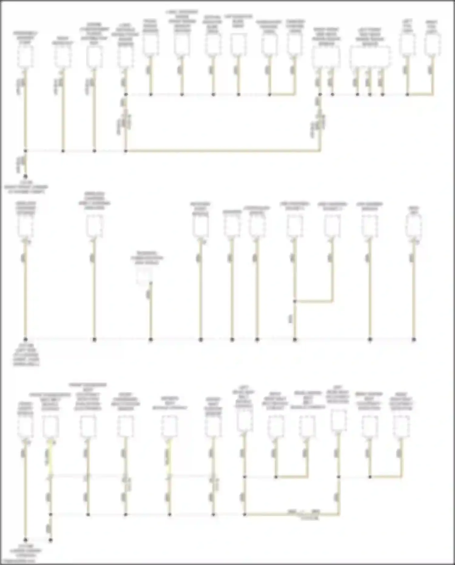 Wiring diagram long-distance range front radar sensor for BMW 4 series G22/G23 (2020-2024) (2 of 4)