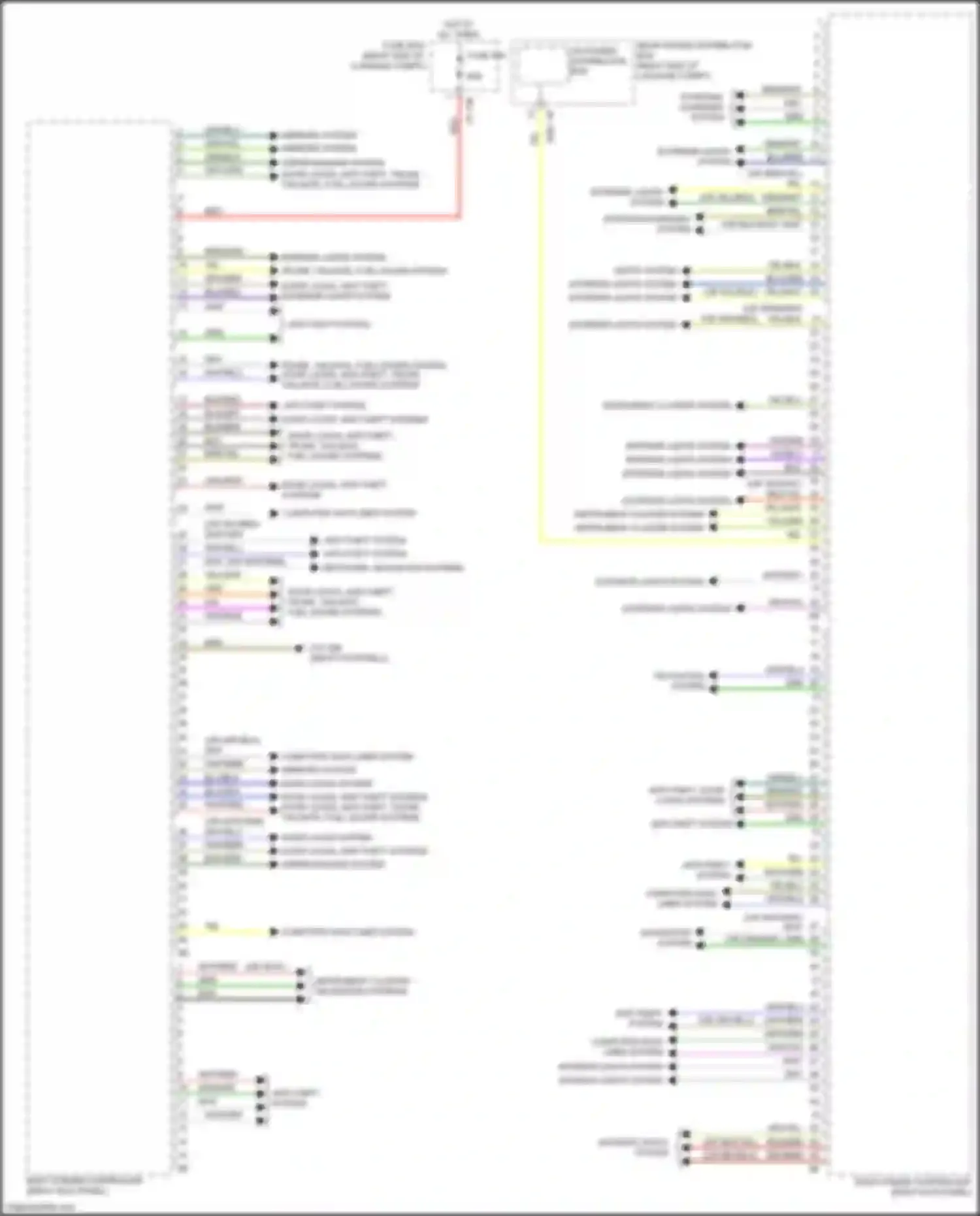 Wiring diagram navigation system for BMW 4 series G22/G23 (2020-2024) (1 of 2)
