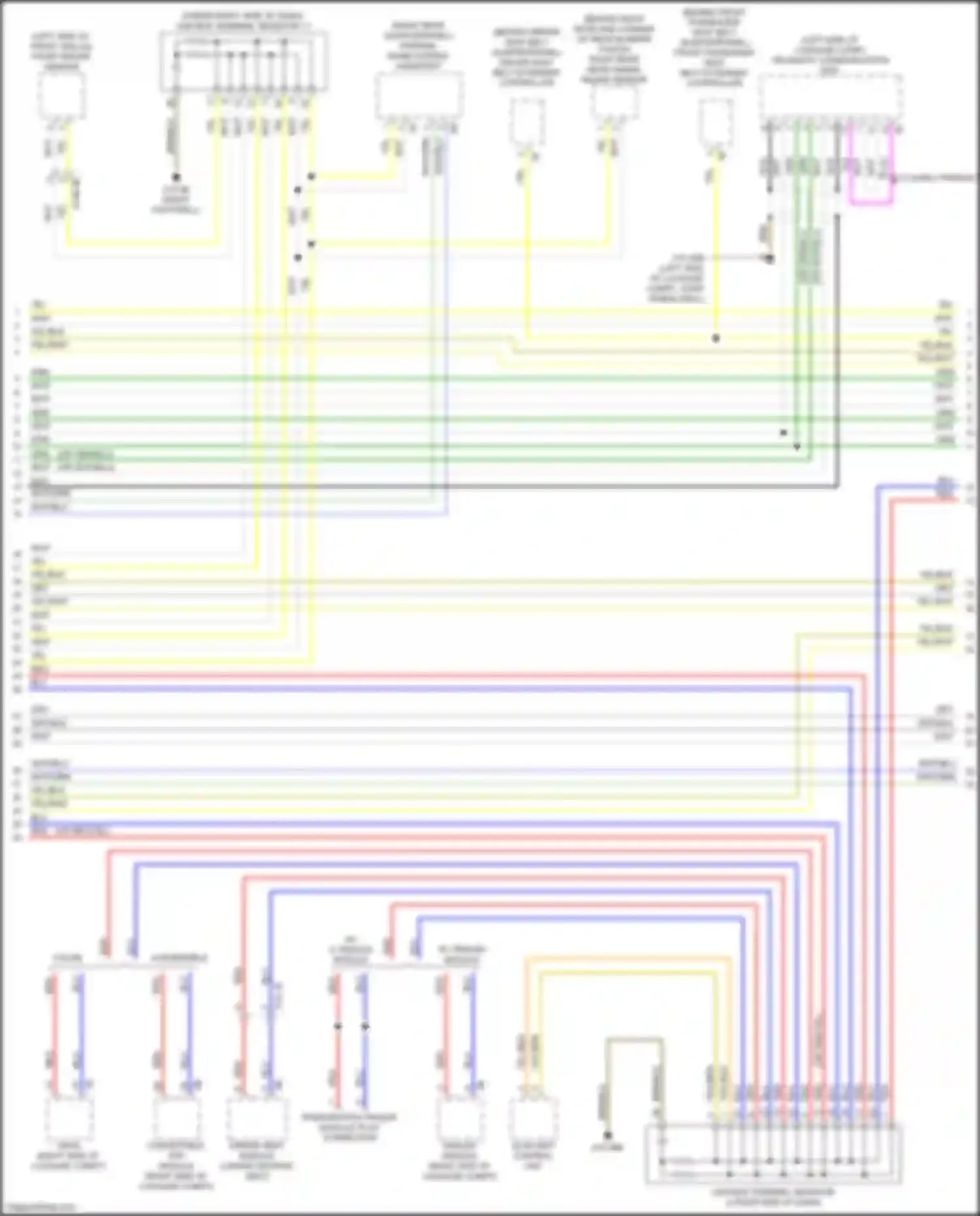 Wiring diagram preparation trailer module plug connection for BMW 4 series G22/G23 (2020-2024) (3 of 4)