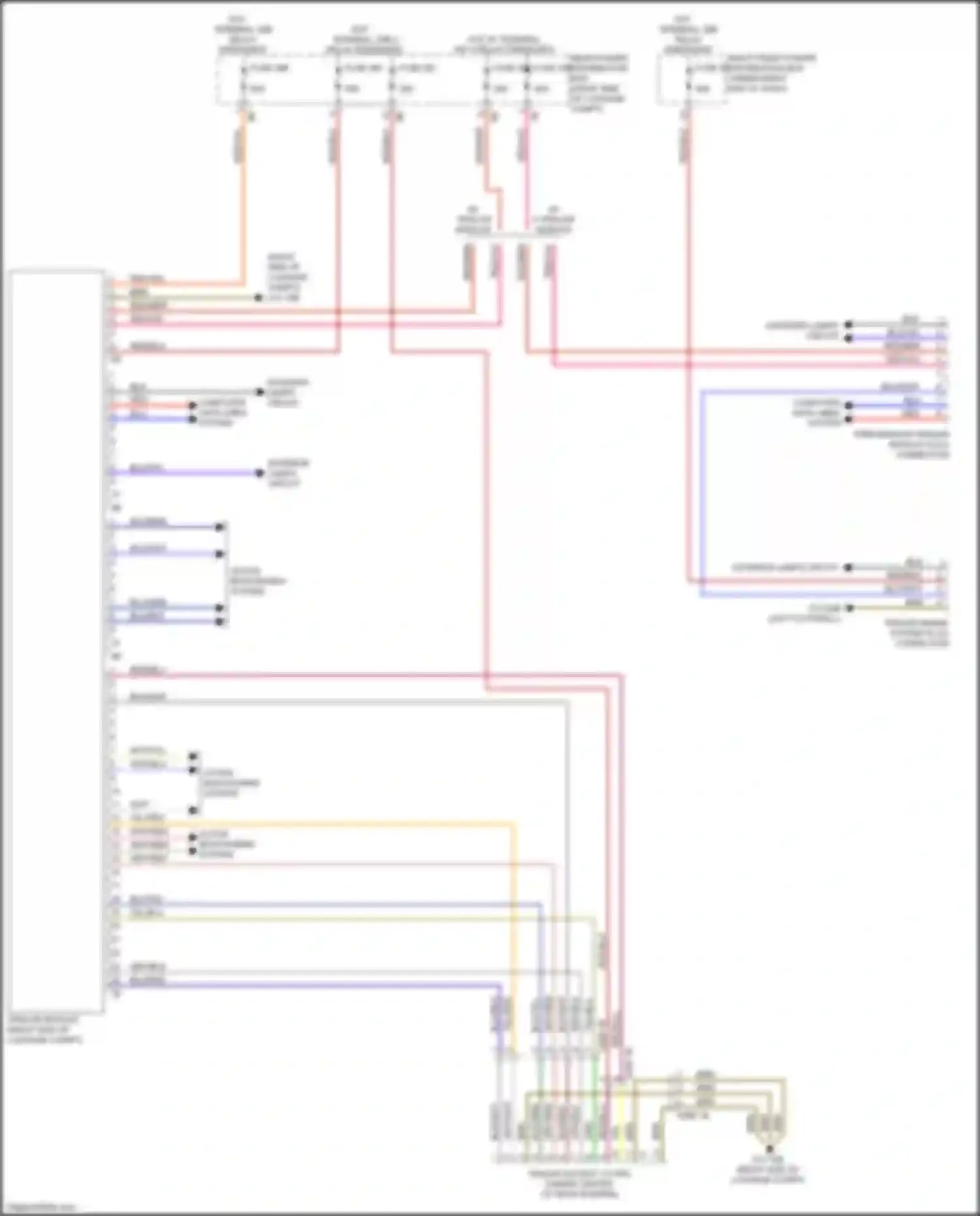 Wiring diagram preparation trailer module plug connection for BMW 4 series G22/G23 (2020-2024) (4 of 4)