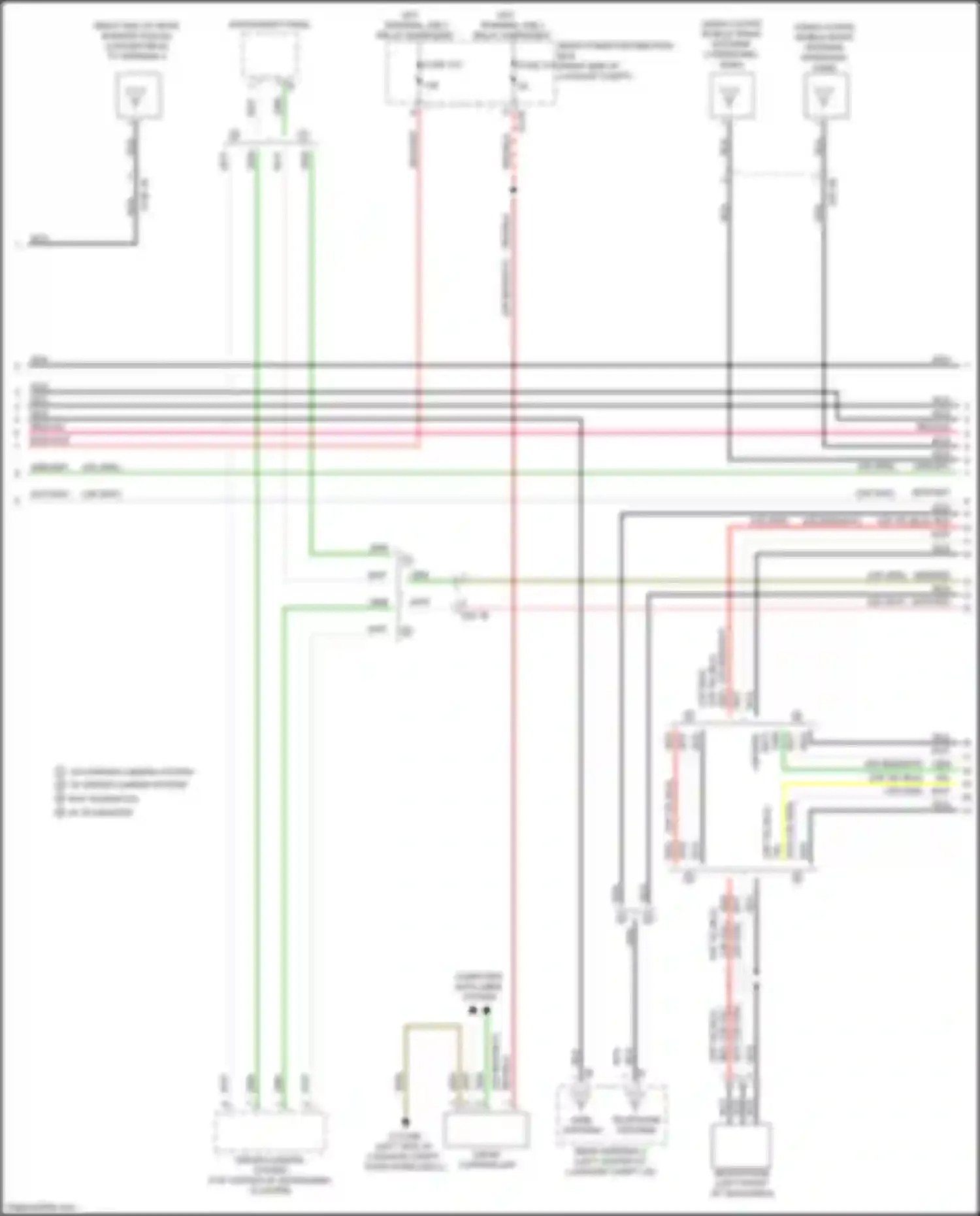 Wiring diagram rear power distribution box for BMW 4 series G22/G23 (2020-2024) (3 of 40)