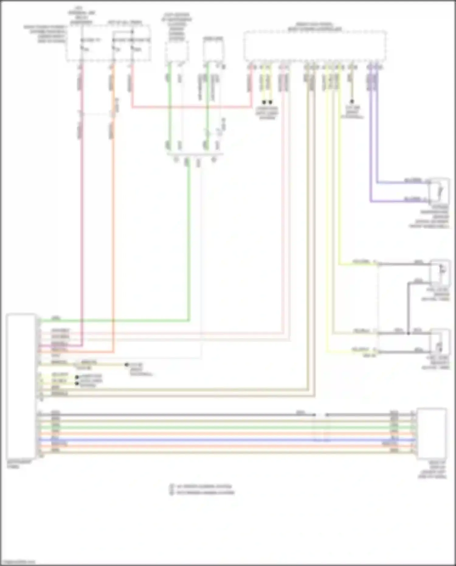 Wiring diagram right front power distribution box for BMW 4 series G22/G23 (2020-2024) (33 of 62)