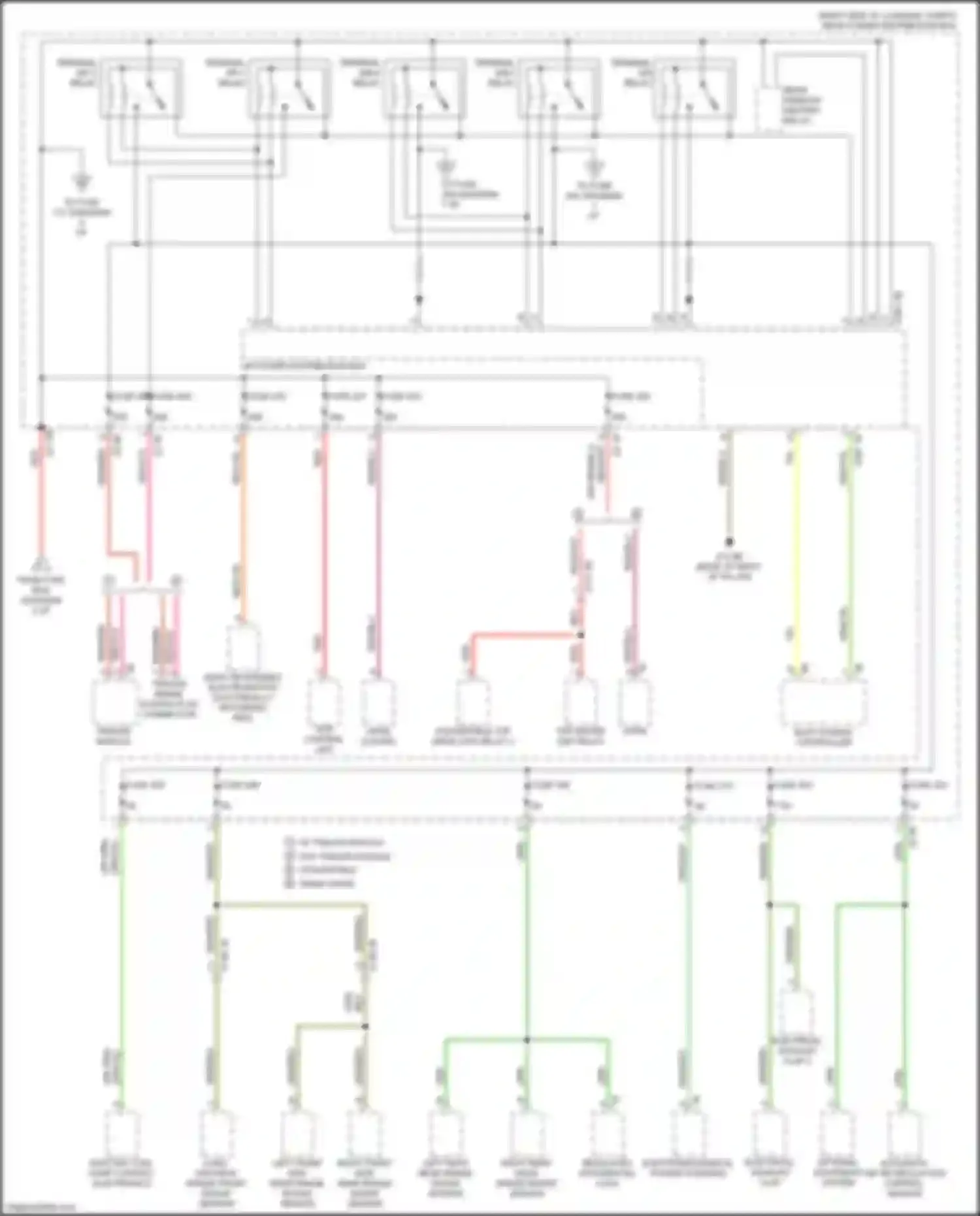 Wiring diagram top driver unit relay for BMW 4 series G22/G23 (2020-2024) (1 of 1)