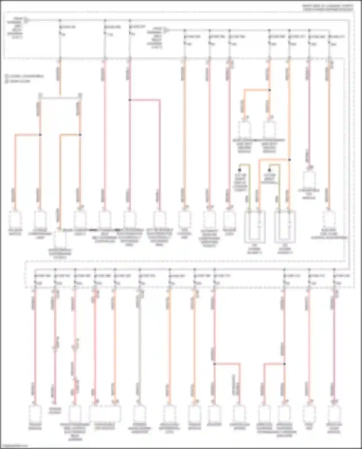 Wiring diagram trailer socket for BMW 4 series G22/G23 (2020-2024) (2 of 2)