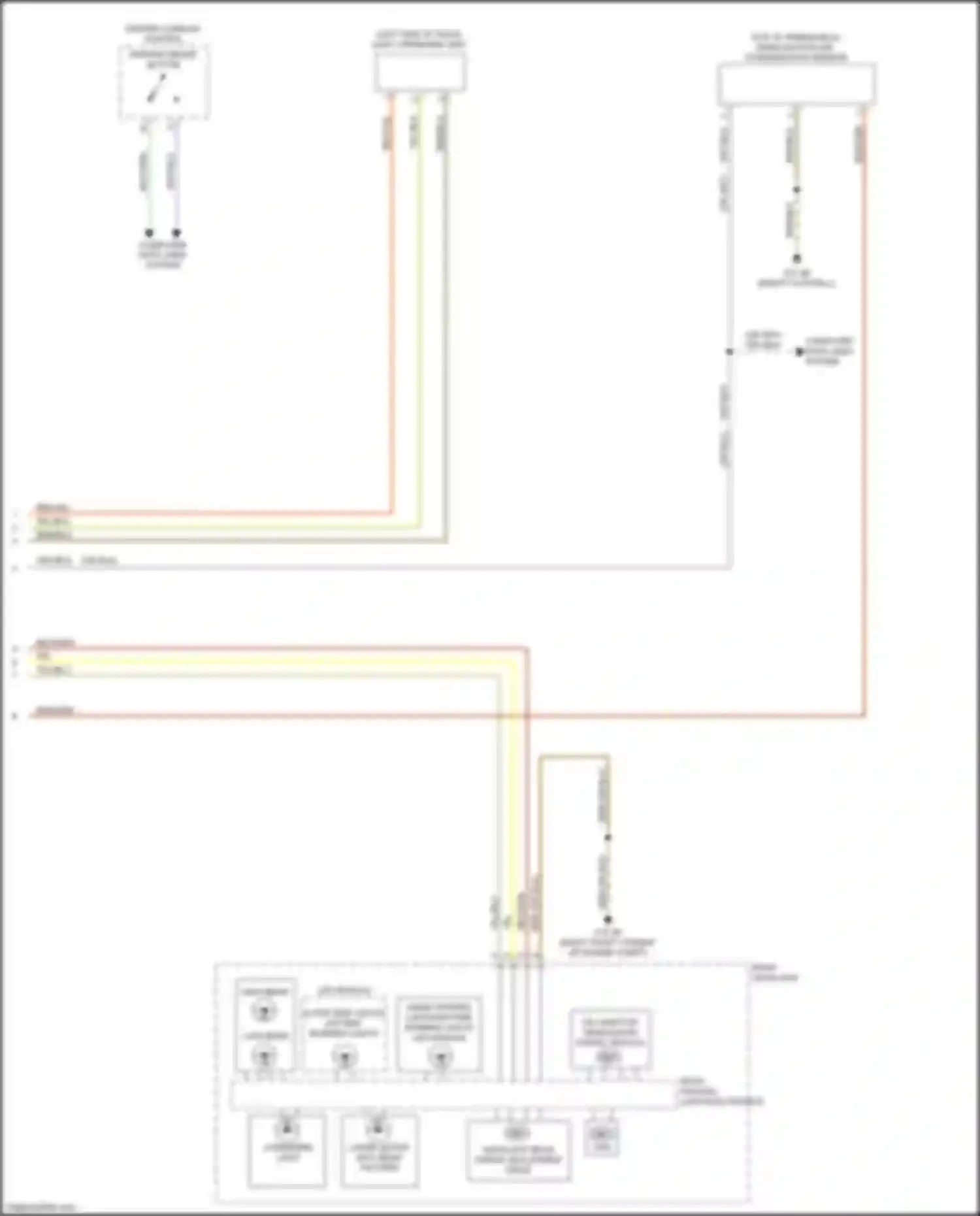 Wiring diagram yel/blu for BMW 4 series G22/G23 (2020-2024) (9 of 36)