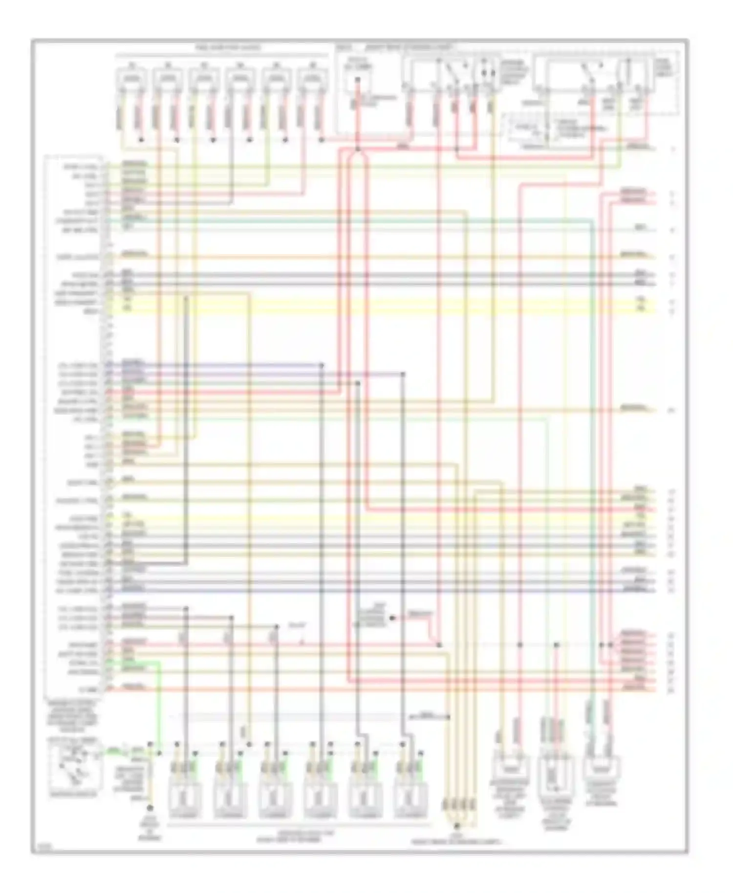 5 series BMW E34 (1988-1996): Wiring diagram engine performance 2.5ls (1 of 2)