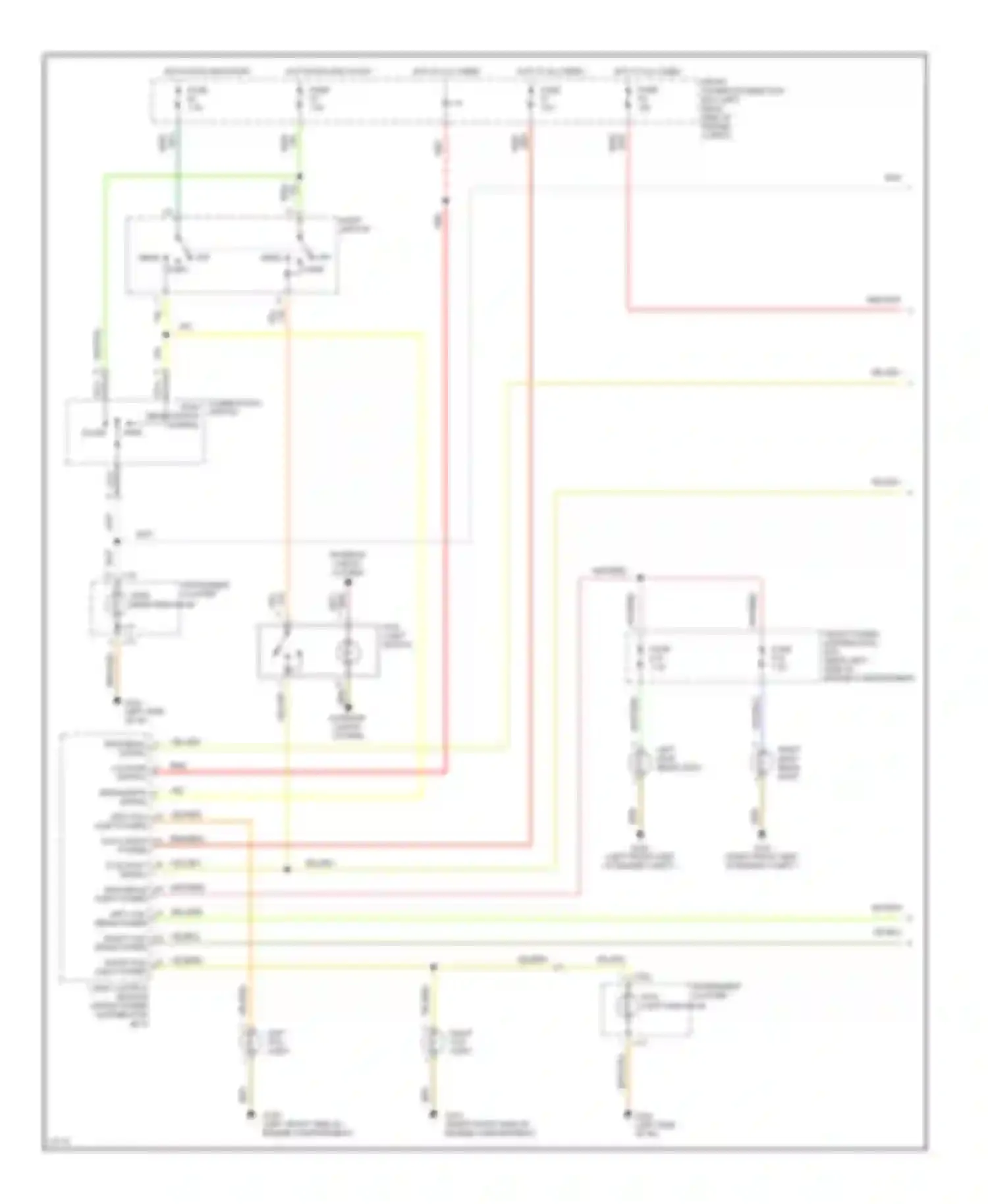 5 series BMW E34 (1988-1996): Headlight circuit, without drl (1 of 2)