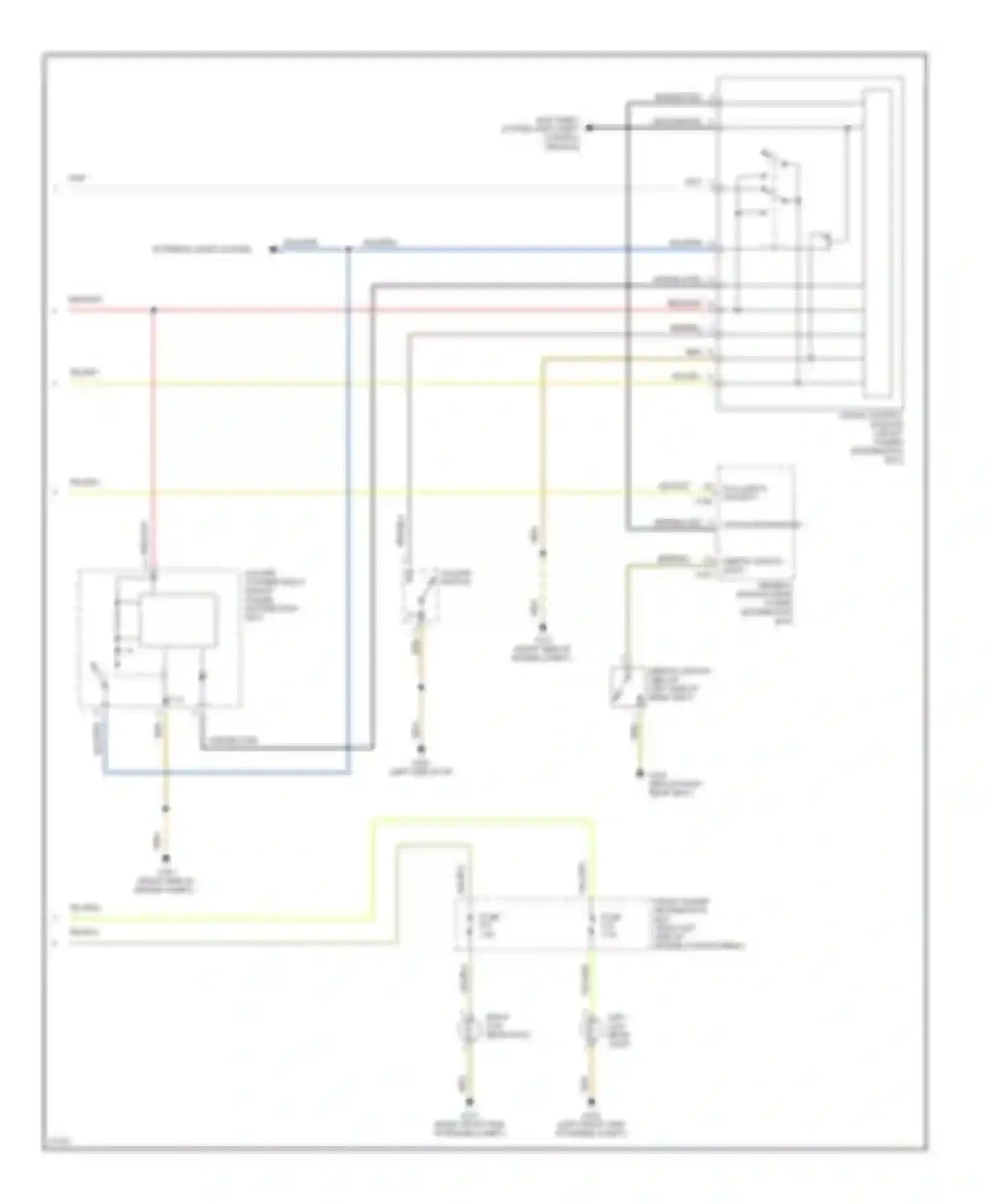 5 series BMW E34 (1988-1996): Headlight circuit, without drl (2 of 2)