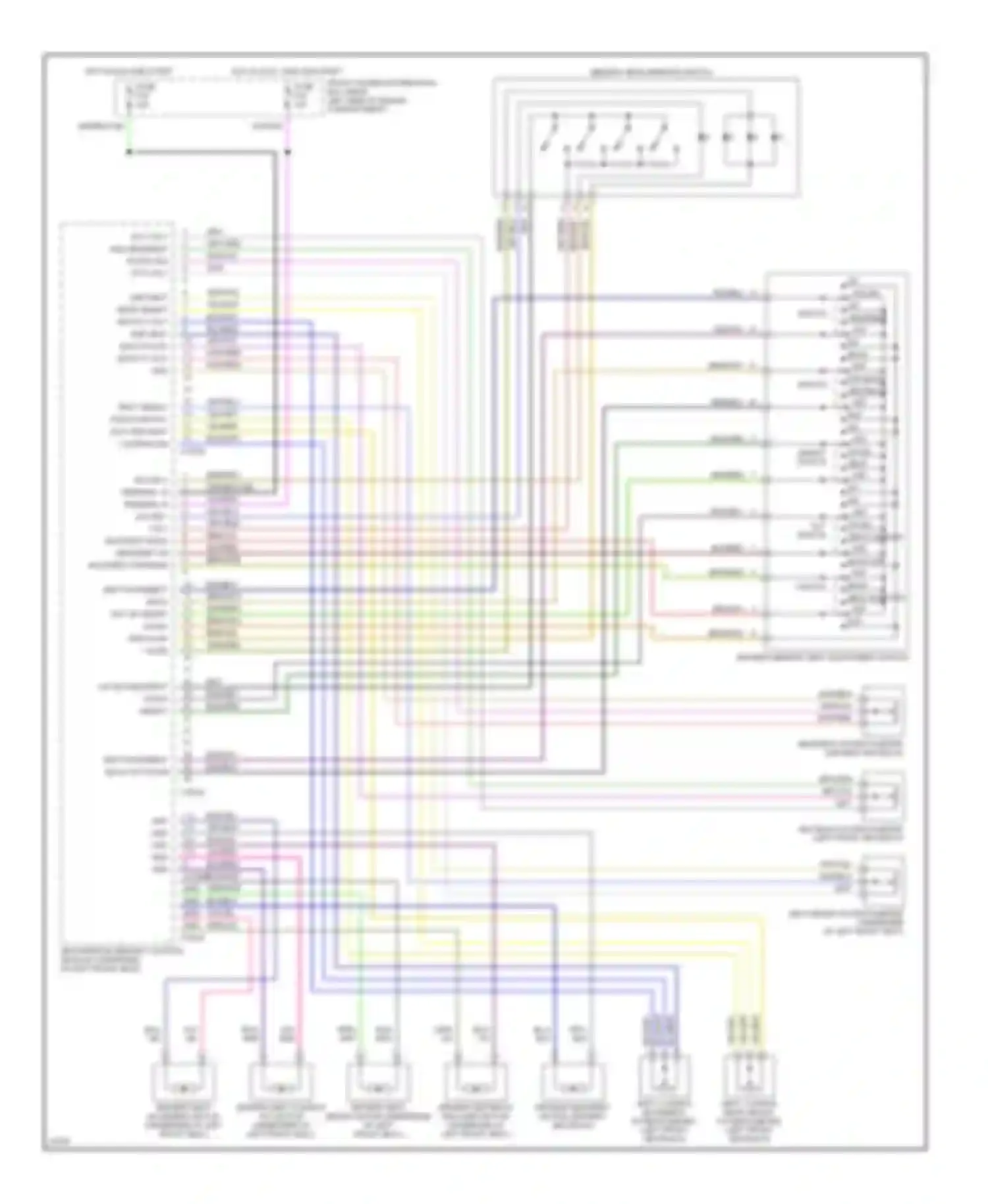 5 series BMW E34 (1988-1996): Memory seat circuit
