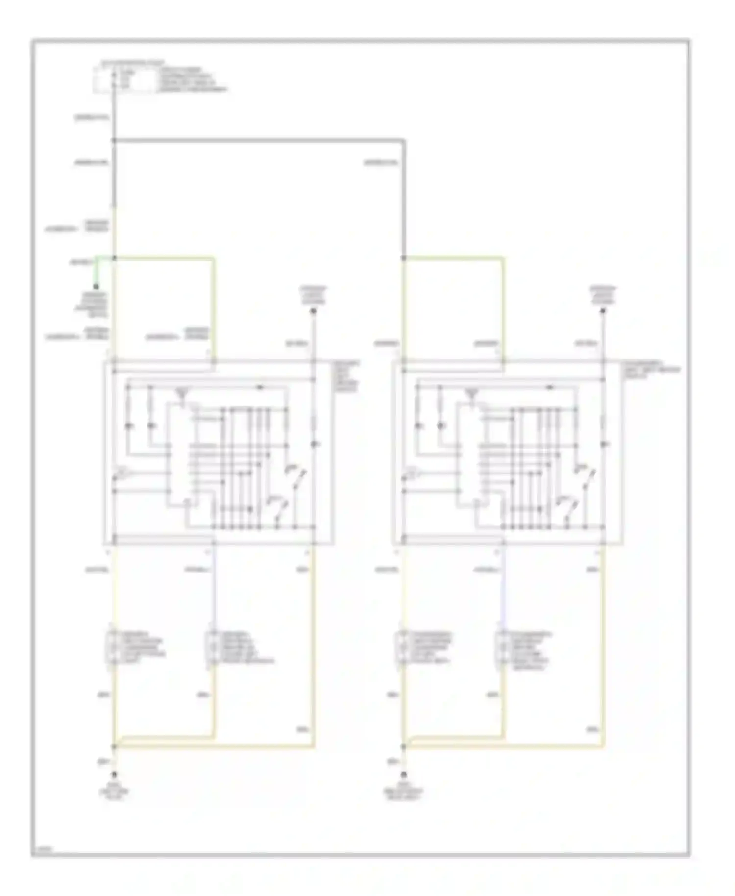 5 series BMW E34 (1988-1996): Heated seats circuit