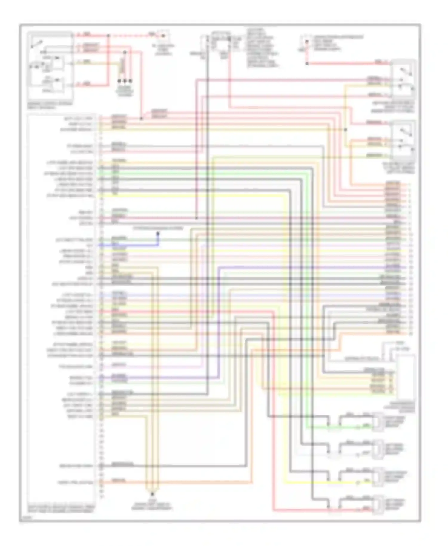 Wiring diagram blk/brn for BMW 5 series E34 (1988-1996) (1 of 13)