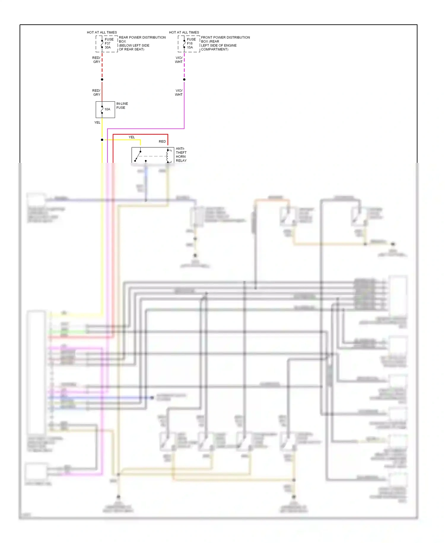 Wiring diagram blu/grn for BMW 5 series E34 (1988-1996) (2 of 17)