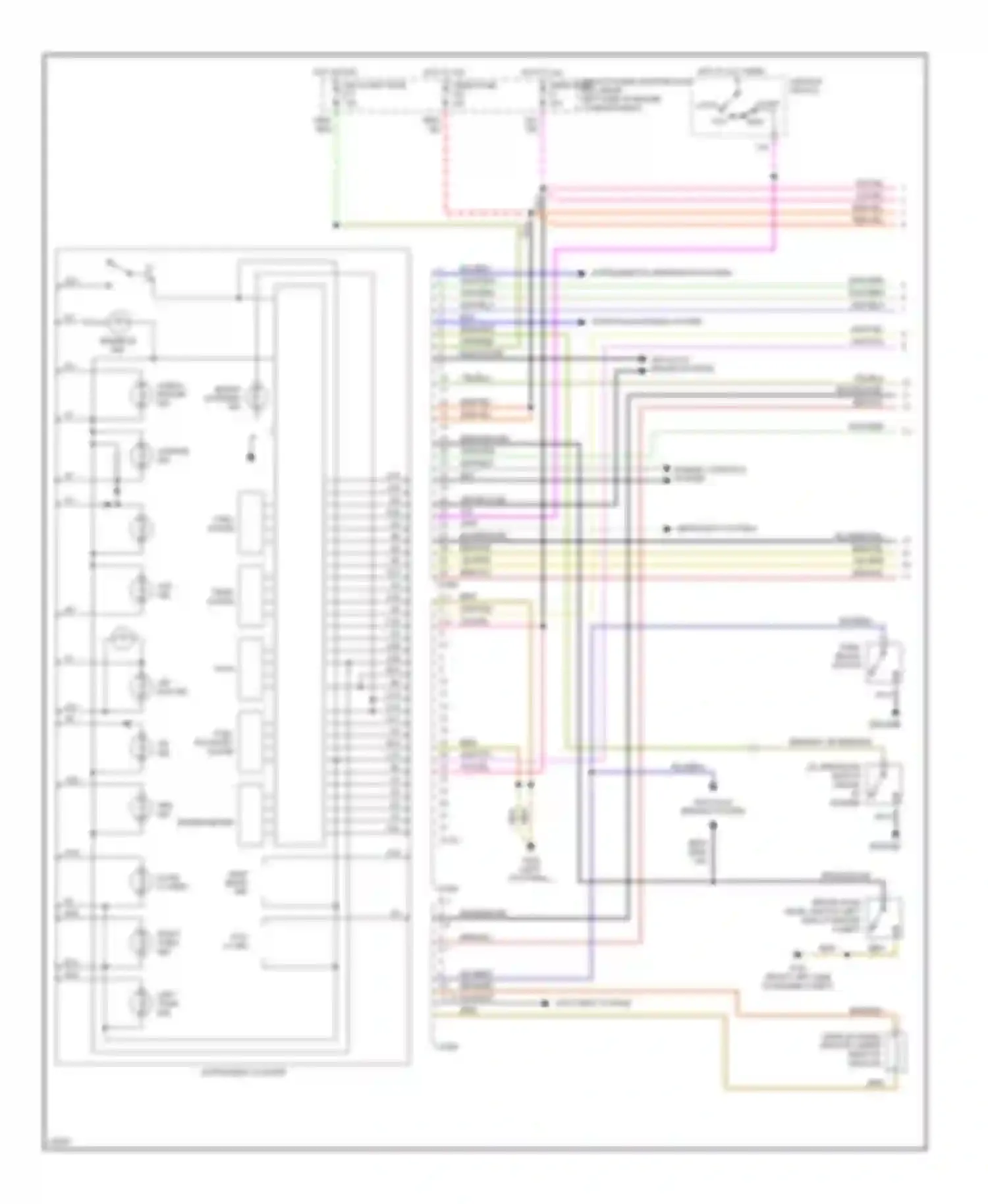 Wiring diagram check engine ind for BMW 5 series E34 (1988-1996) (1 of 1)