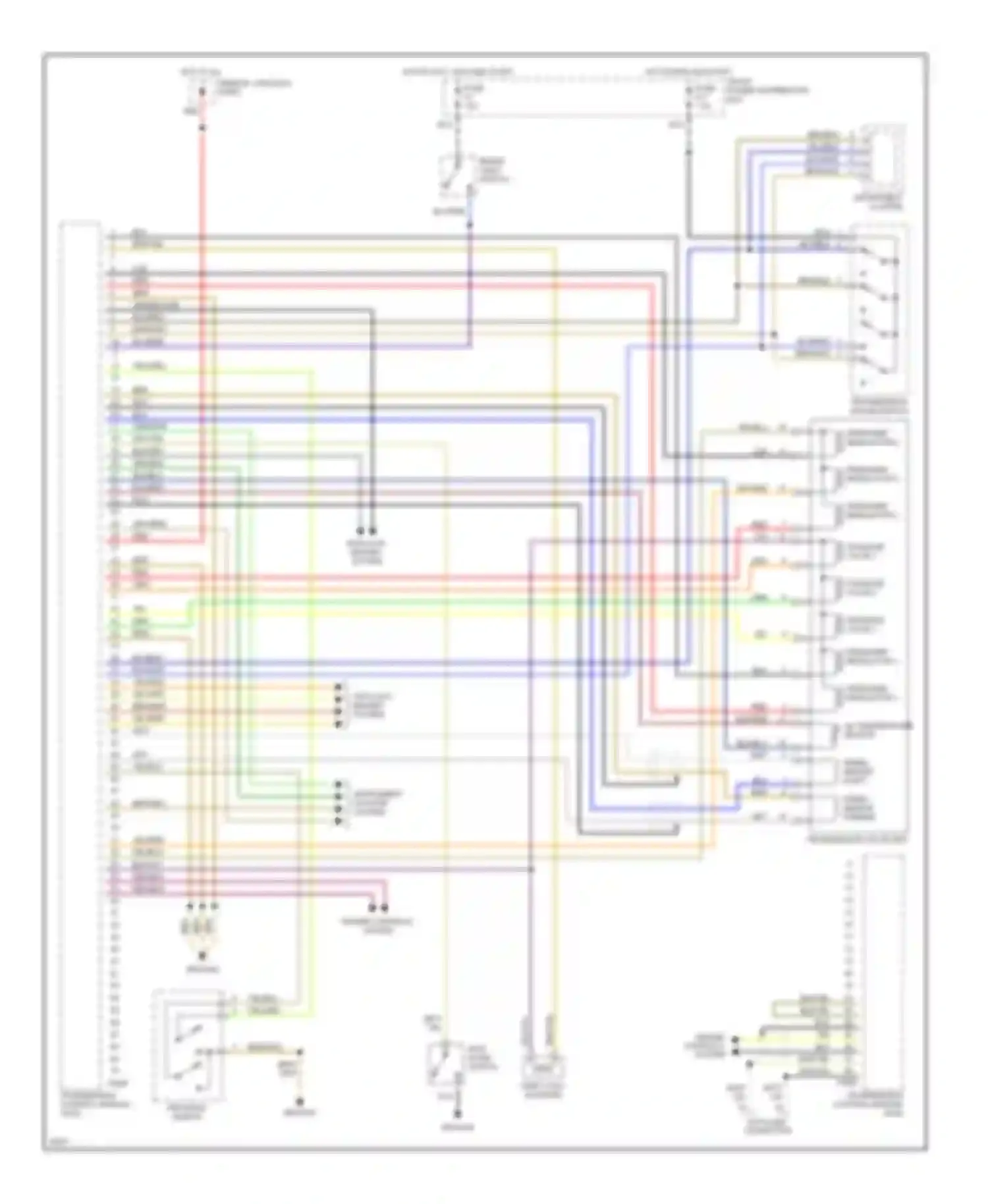 Wiring diagram data link connector for BMW 5 series E34 (1988-1996) (4 of 4)