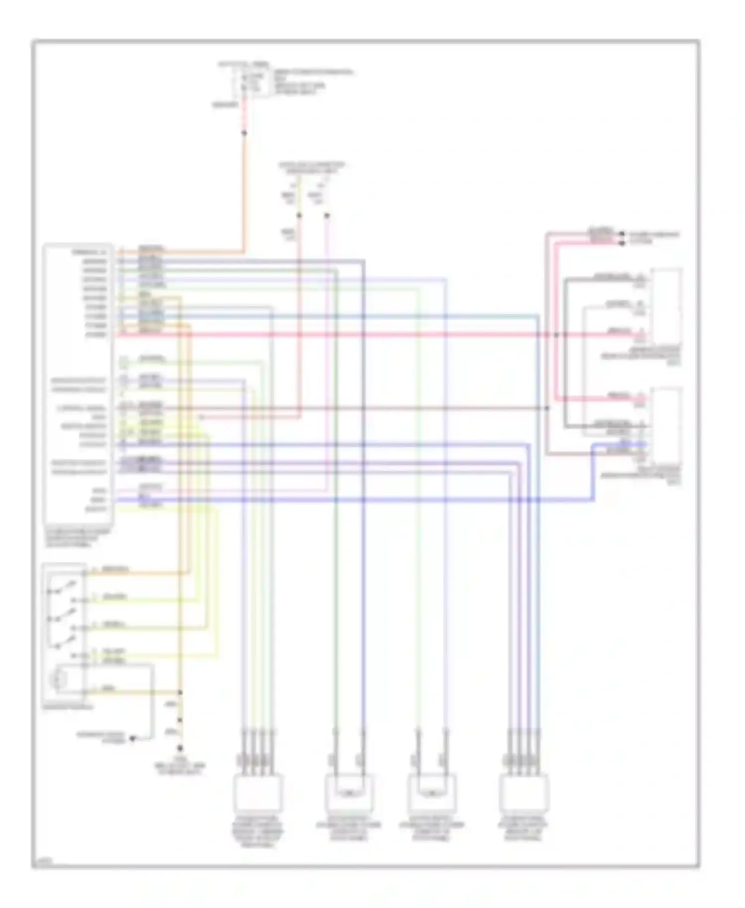 Wiring diagram diag msd+ switch for BMW 5 series E34 (1988-1996) (1 of 1)