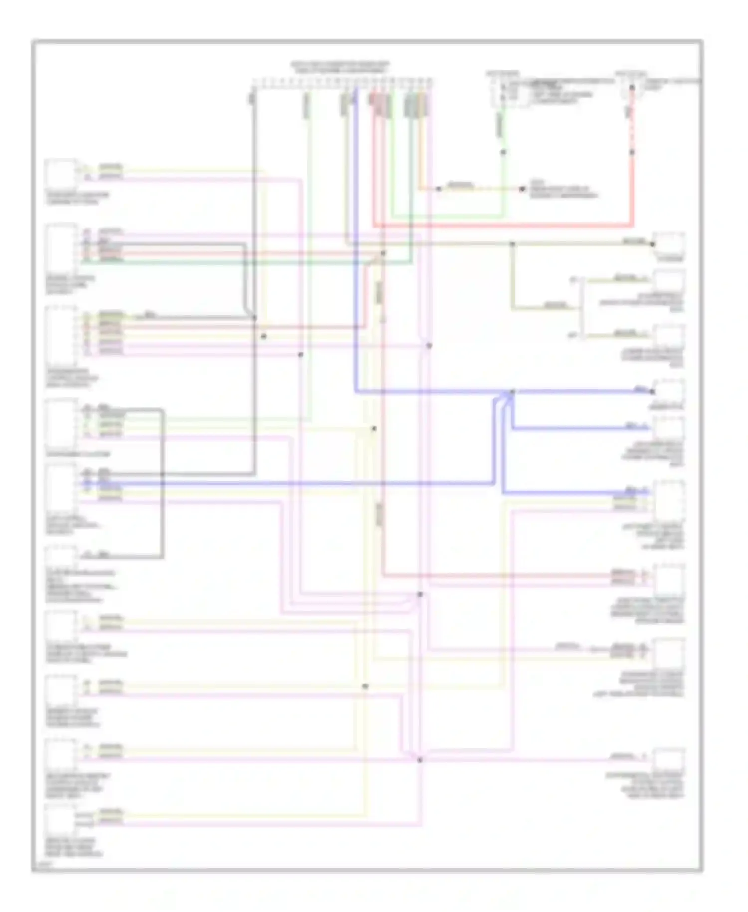 Wiring diagram hot in run and start fuse for BMW 5 series E34 (1988-1996) (2 of 8)