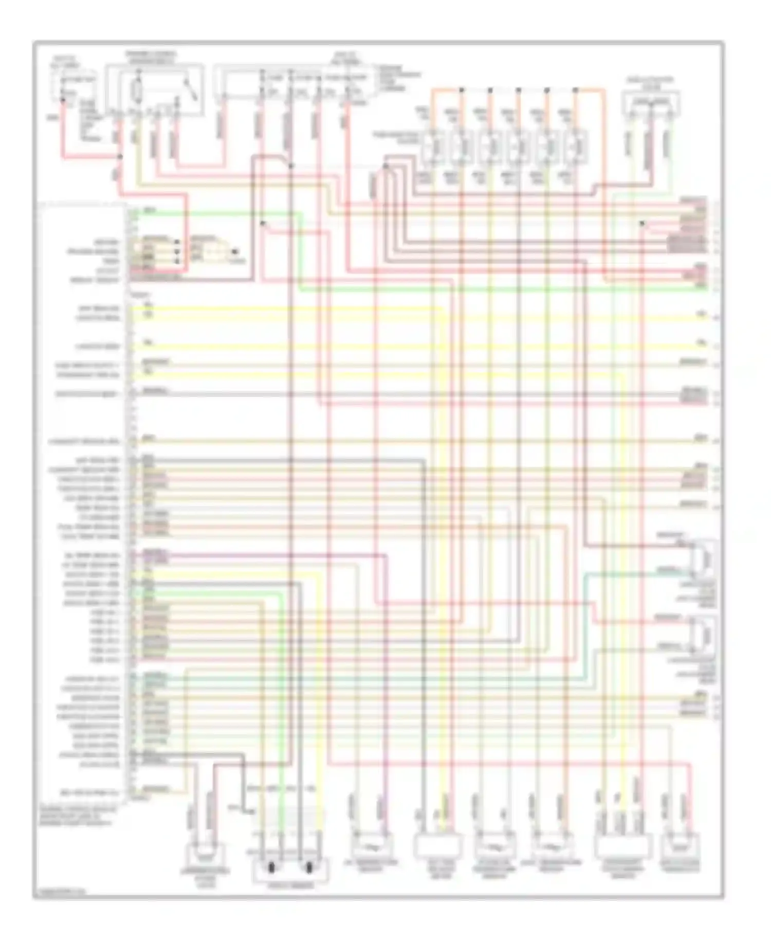 5 series BMW E39 facelift (2000-2004): Wiring diagram engine performance 3.0l (1 of 3)
