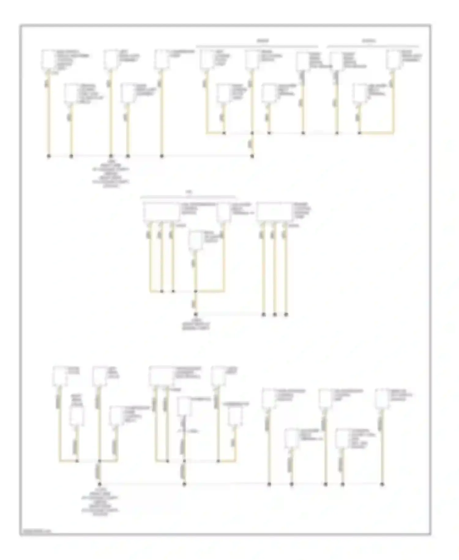 5 series BMW E39 facelift (2000-2004): Ground distribution circuit (5 of 6)