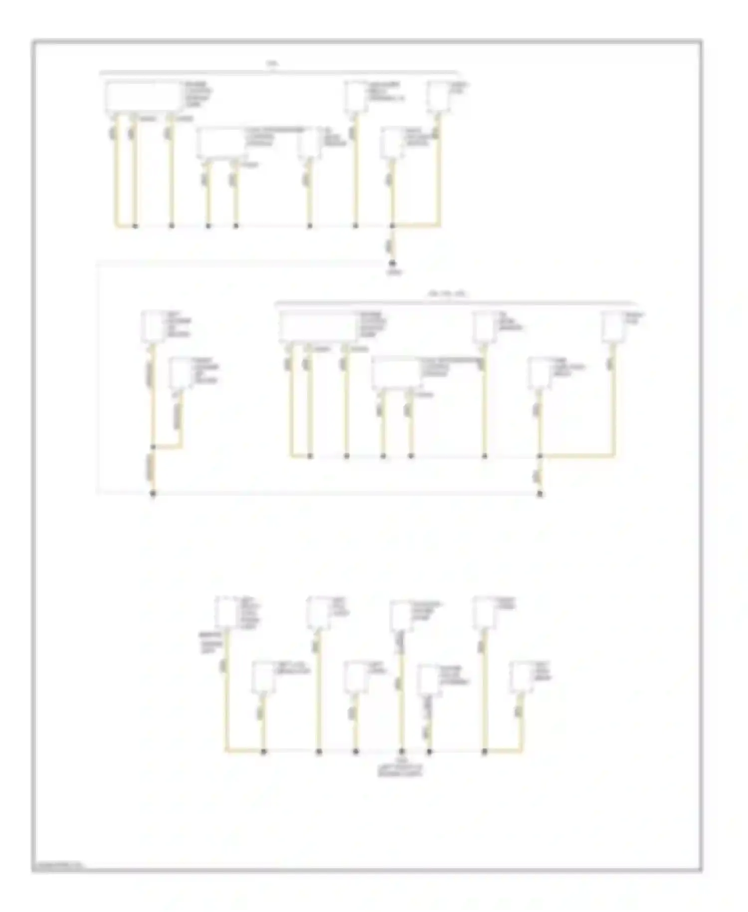 5 series BMW E39 facelift (2000-2004): Ground distribution circuit (6 of 6)