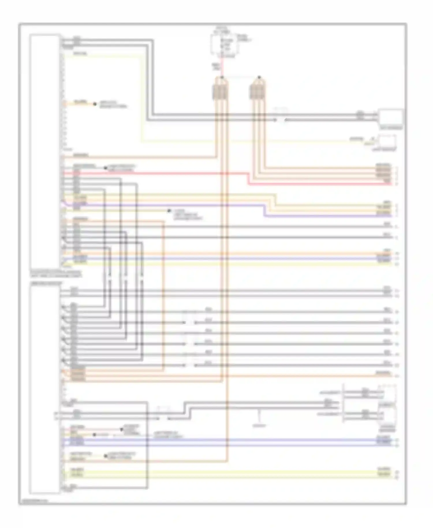 5 series BMW E39 facelift (2000-2004): Navigation circuit (1 of 2)