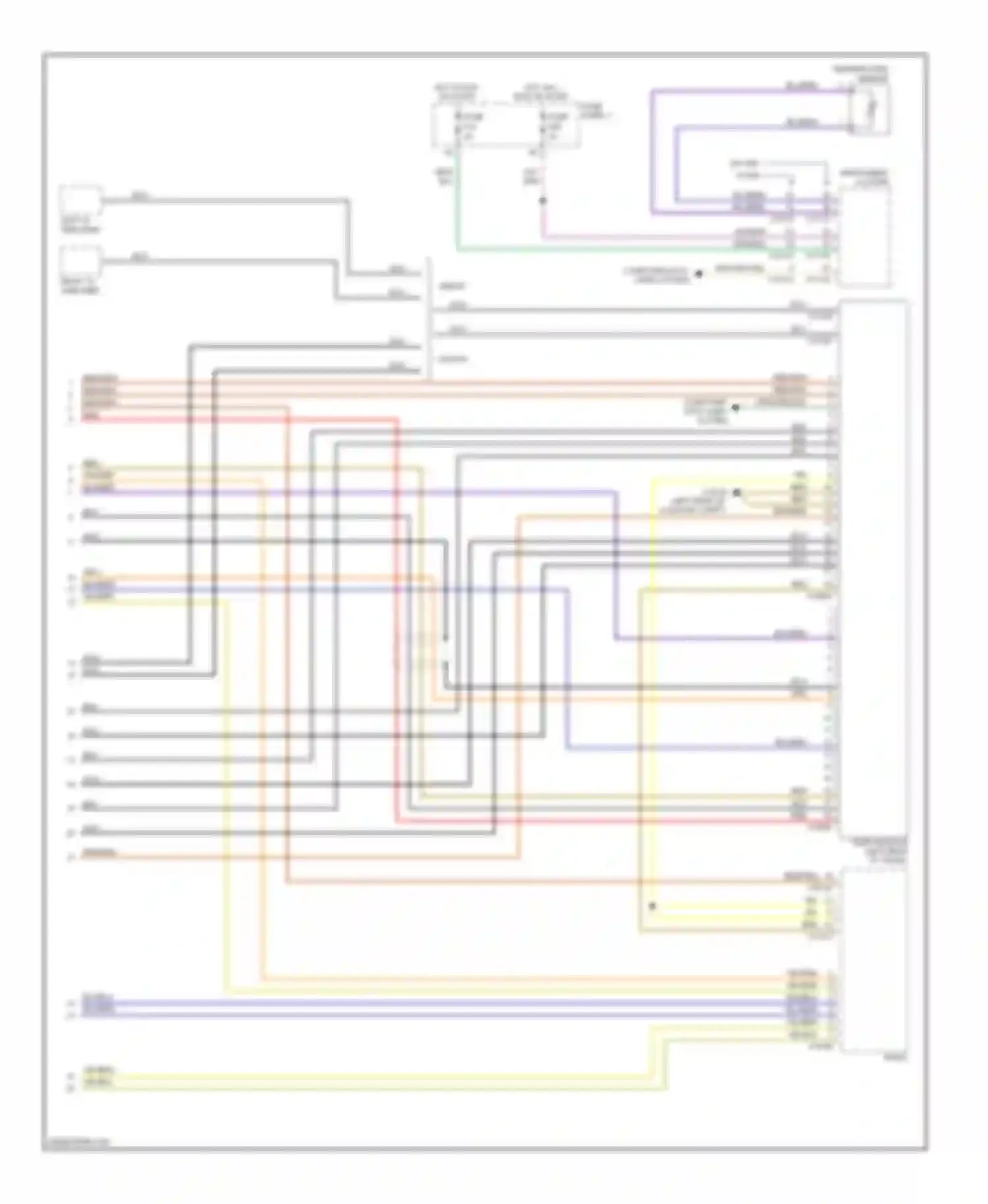 5 series BMW E39 facelift (2000-2004): Navigation circuit (2 of 2)