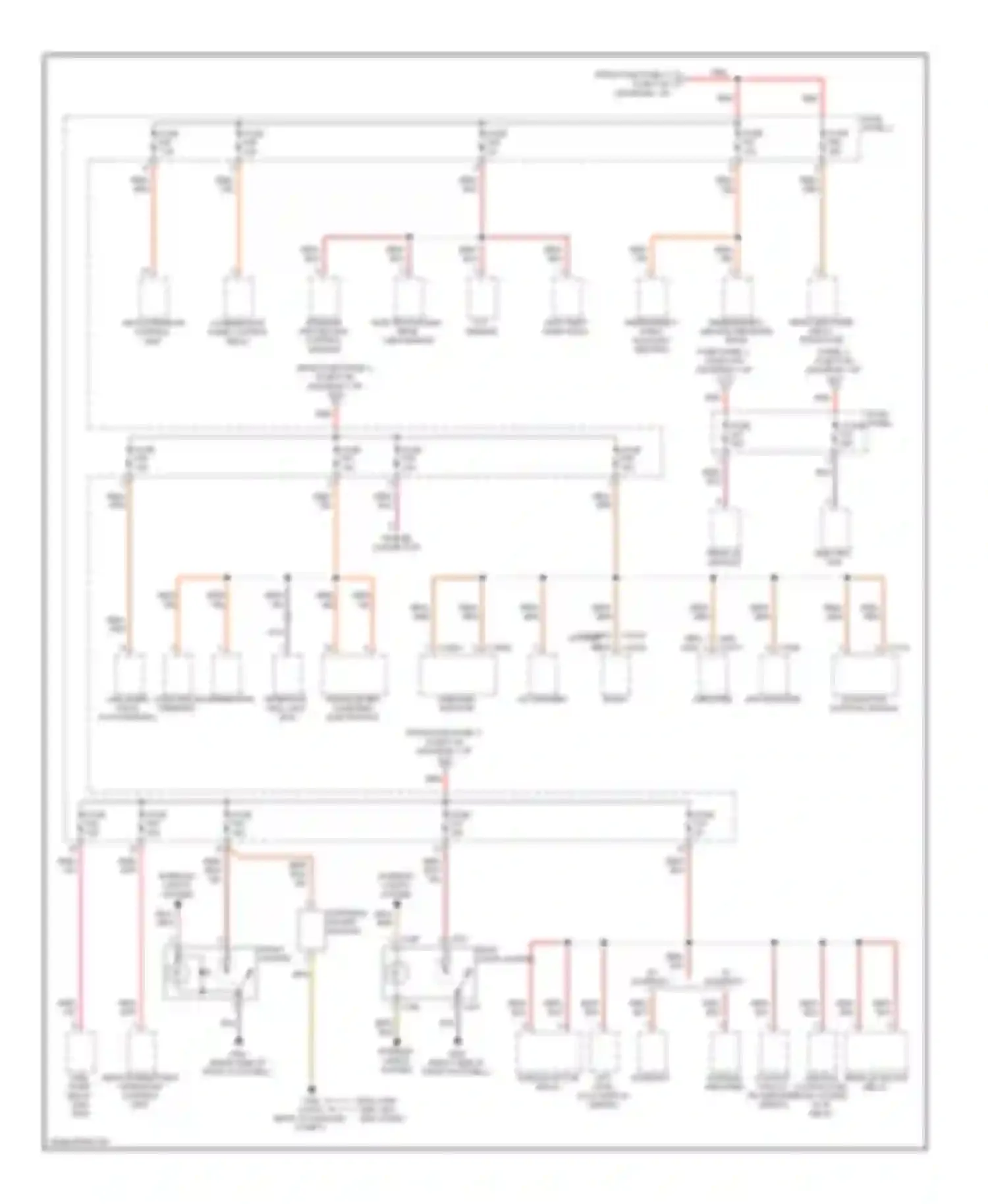 5 series BMW E39 facelift (2000-2004): Power distribution circuit (3 of 3)