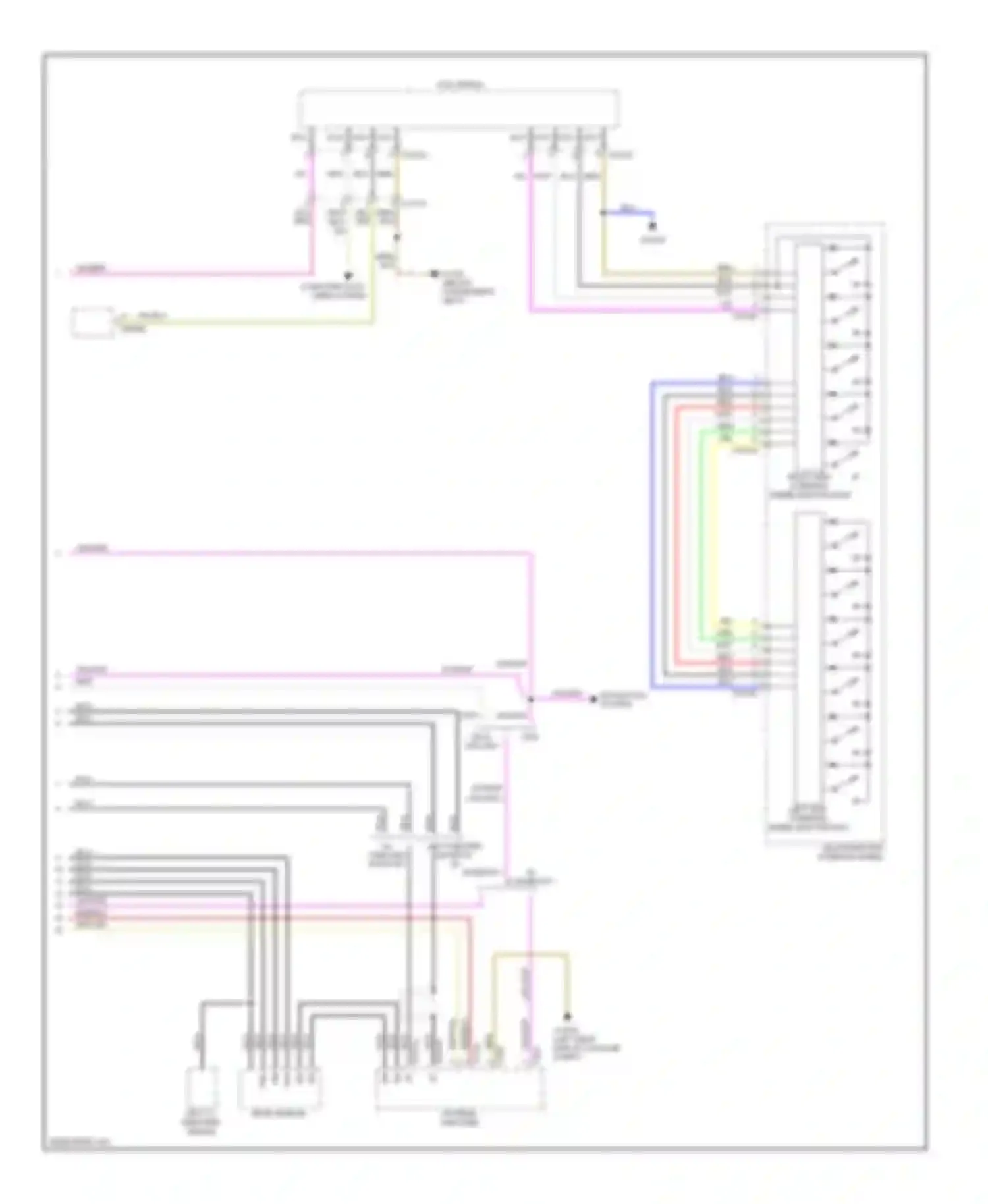 5 series BMW E39 facelift (2000-2004): Stereo radio circuit (3 of 3)