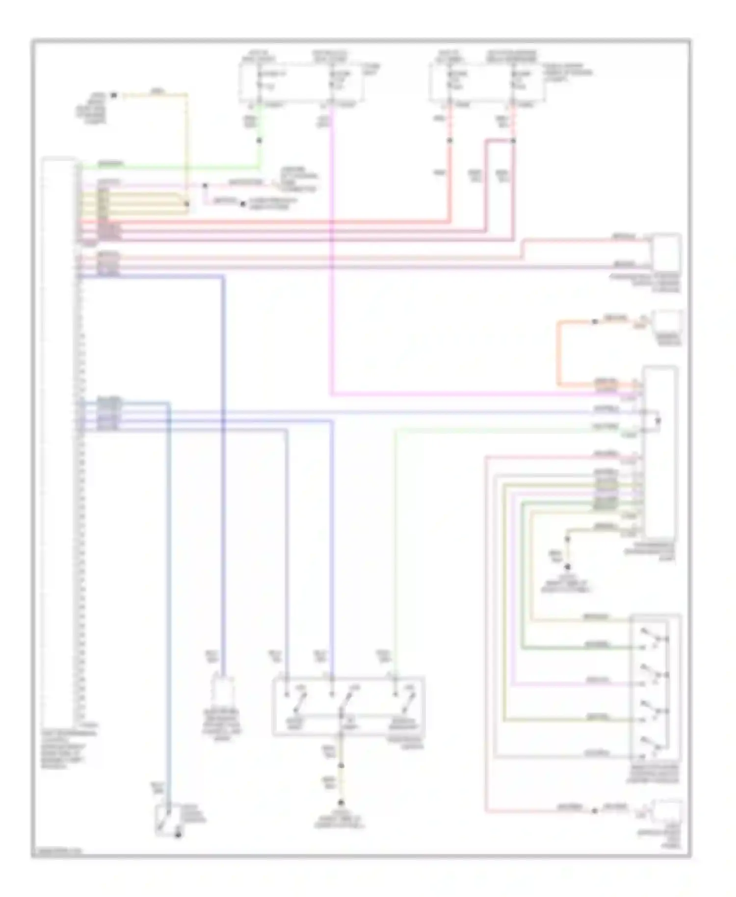 5 series BMW E39 facelift (2000-2004): Transmission circuit (1 of 2)