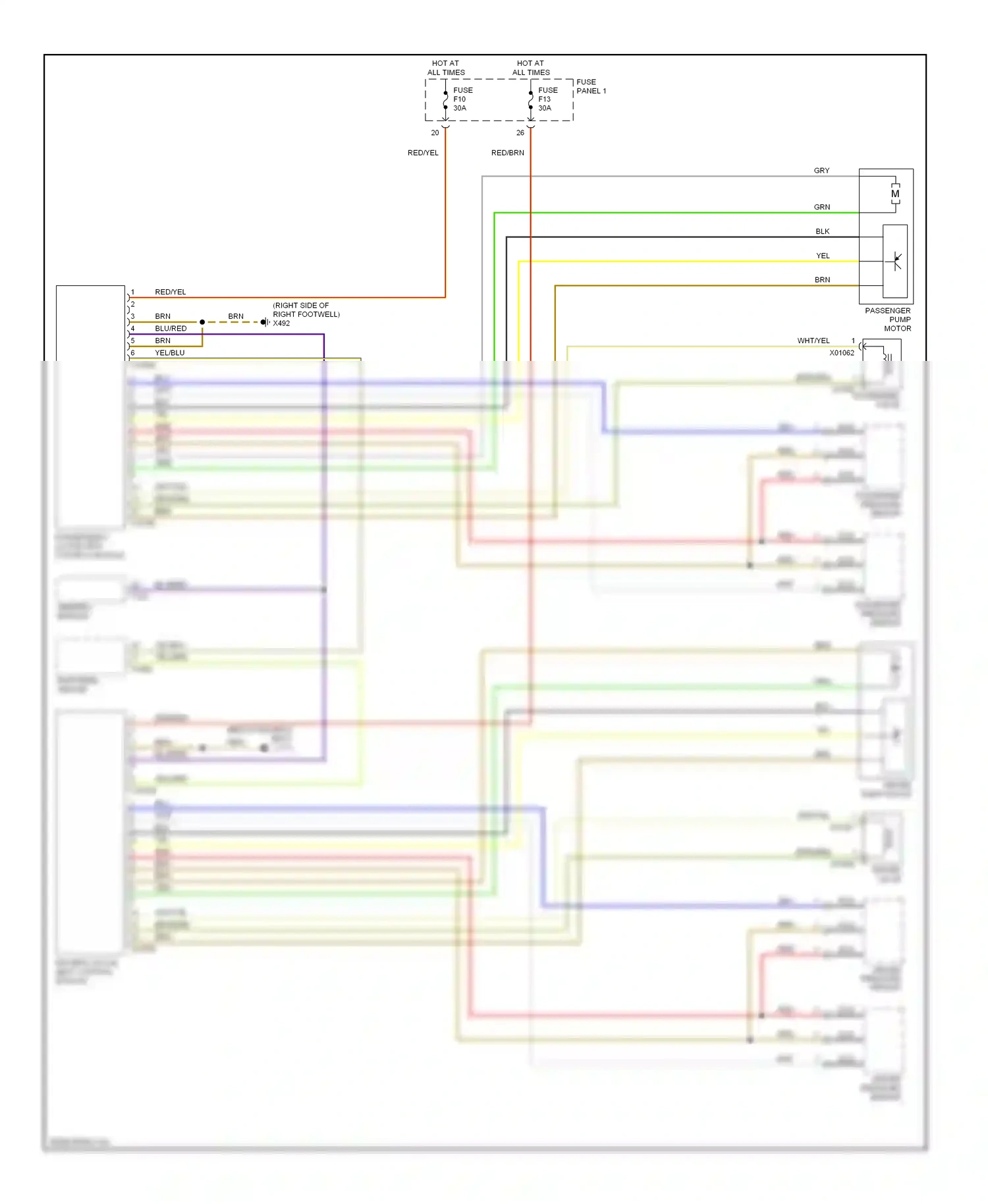 Wiring diagram blk for BMW 5 series E39 facelift (2000-2004) (34 of 74)