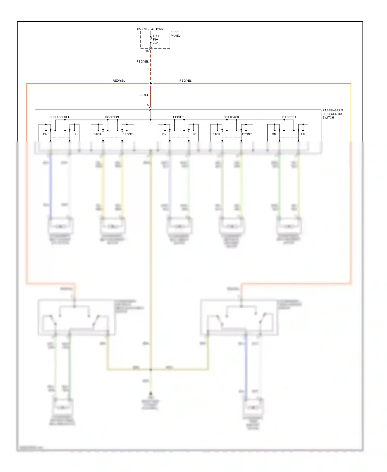 Wiring diagram brn for BMW 5 series E39 facelift (2000-2004) (52 of 94)