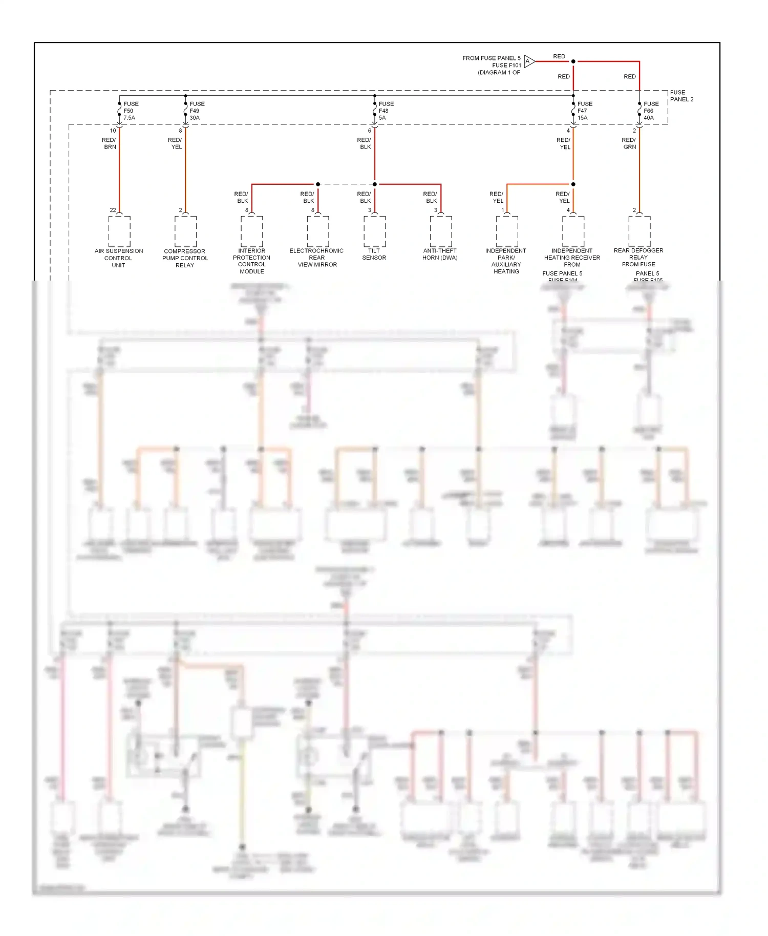 Wiring diagram cd changer for BMW 5 series E39 facelift (2000-2004) (5 of 10)